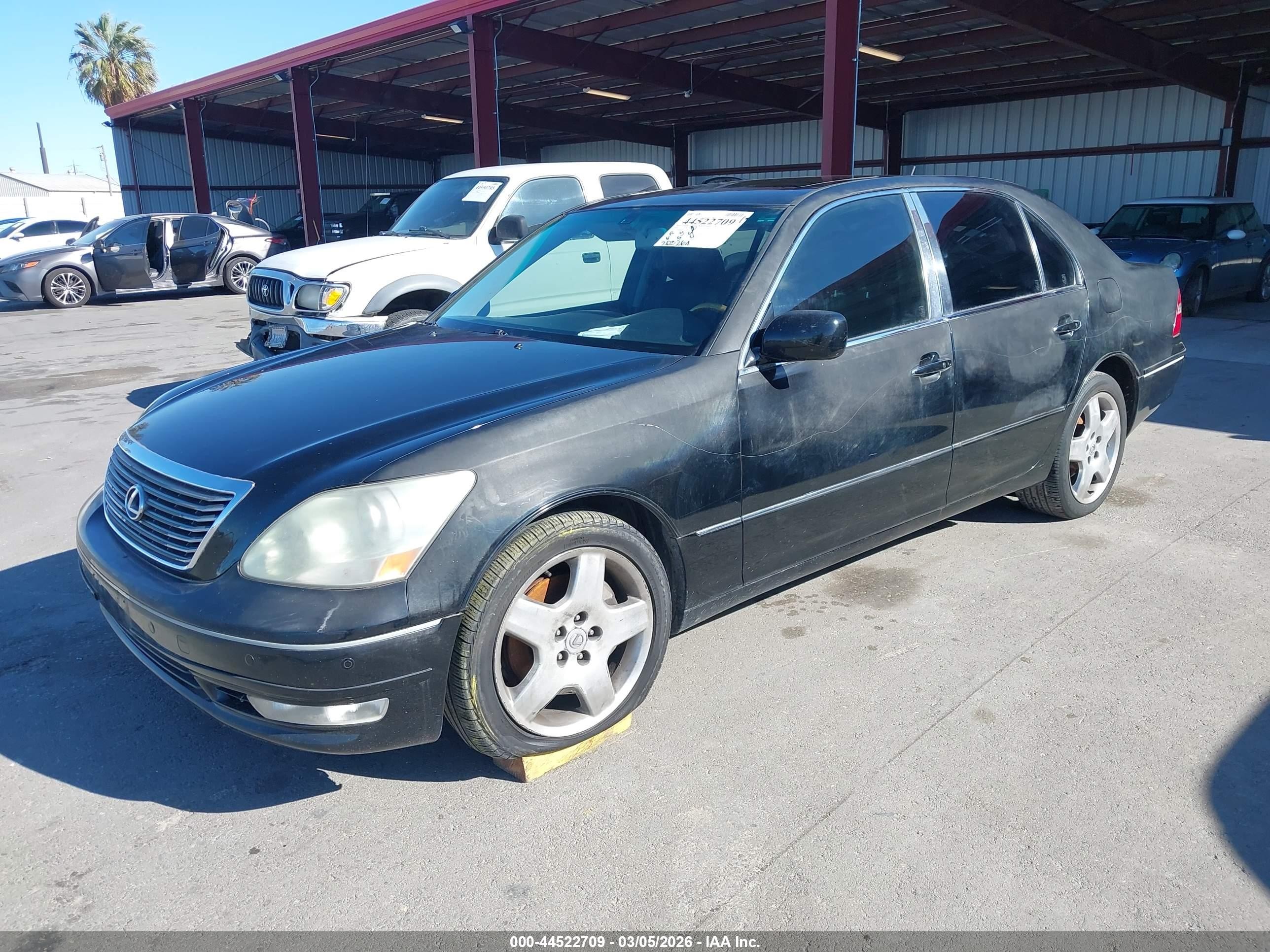 2006 Lexus Ls 430   Black vin: JTHBN36F865031790