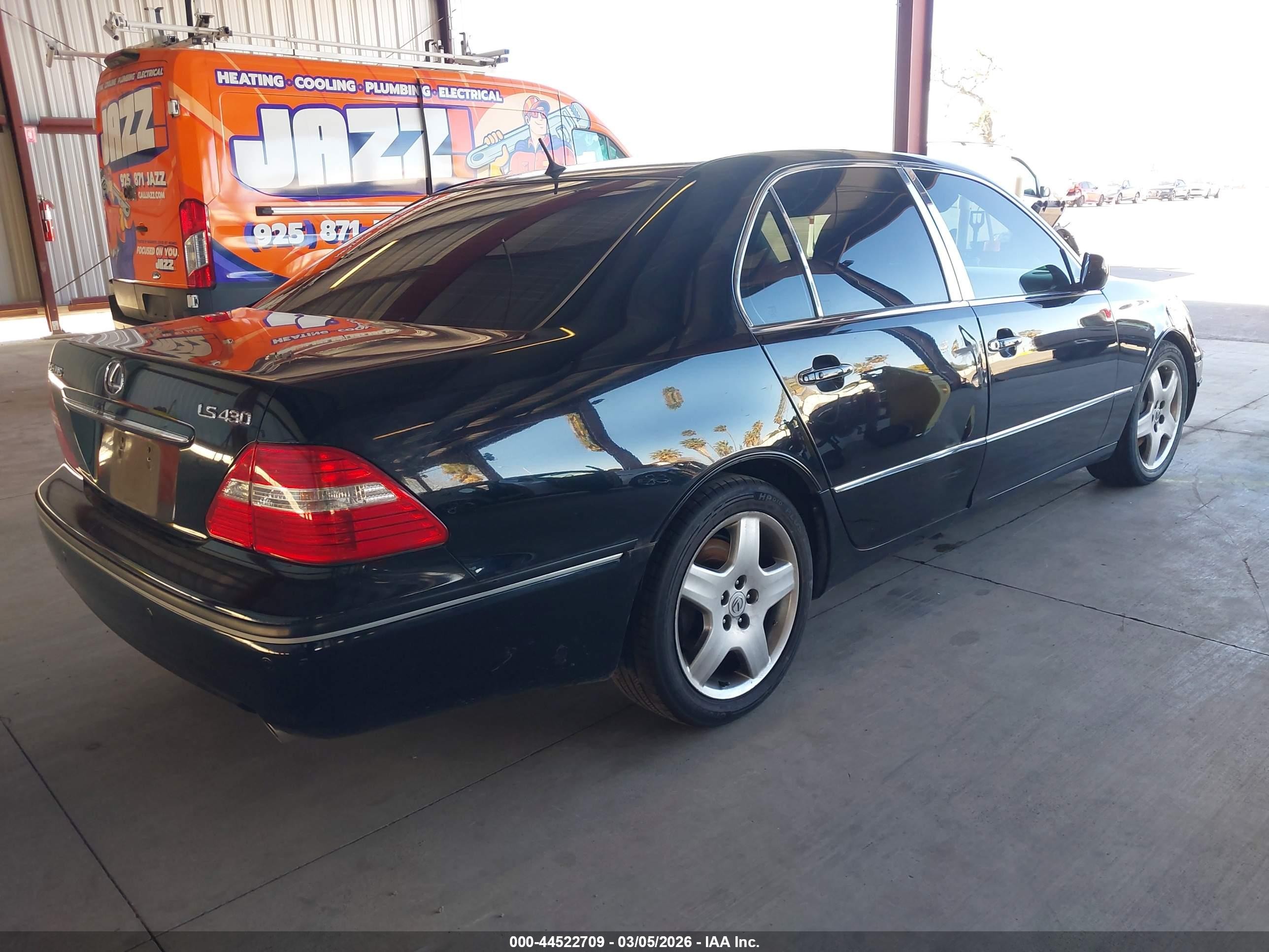 2006 Lexus Ls 430   Black vin: JTHBN36F865031790