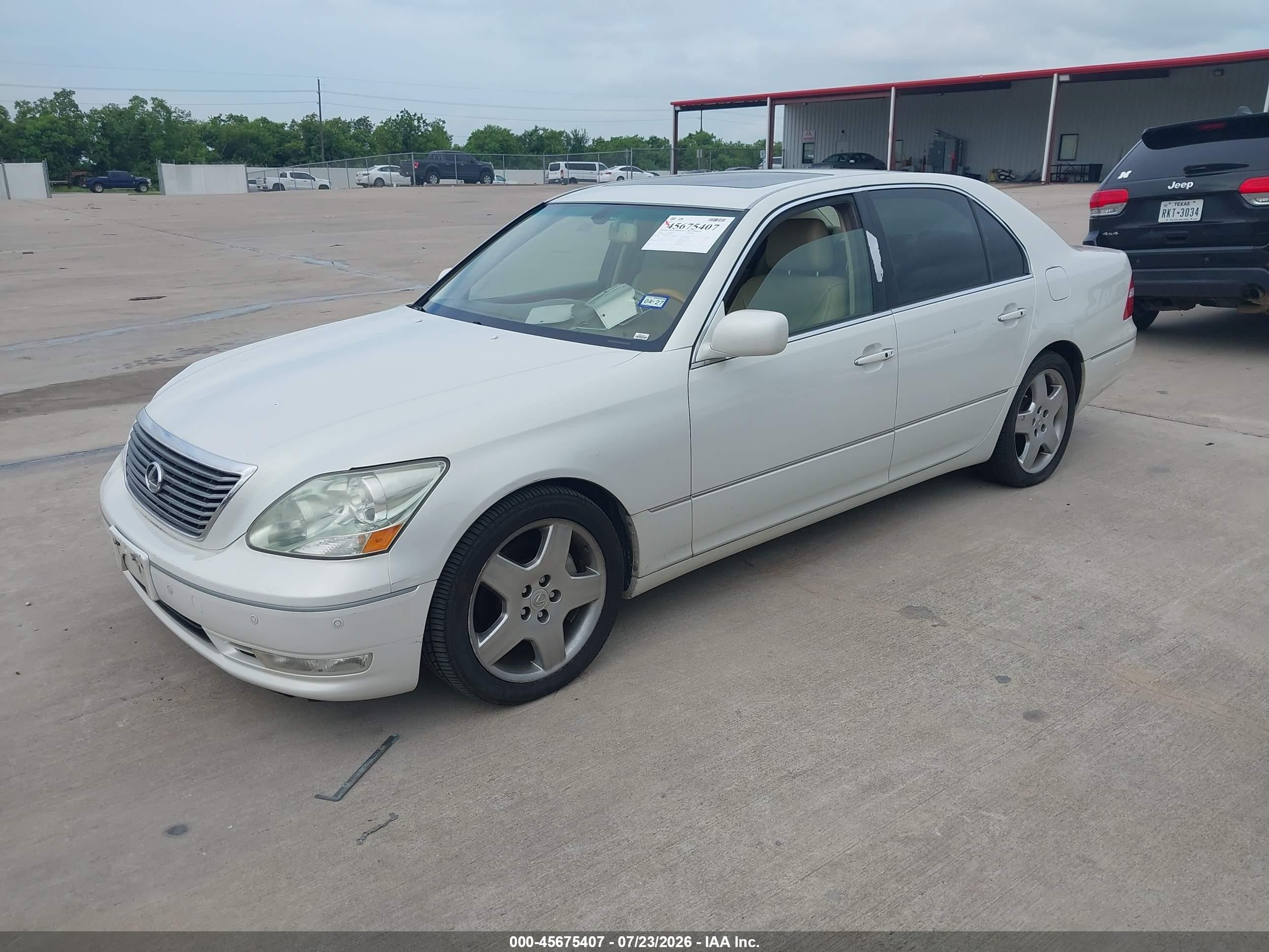 2006 Lexus Ls 430   White vin: JTHBN36F865047164