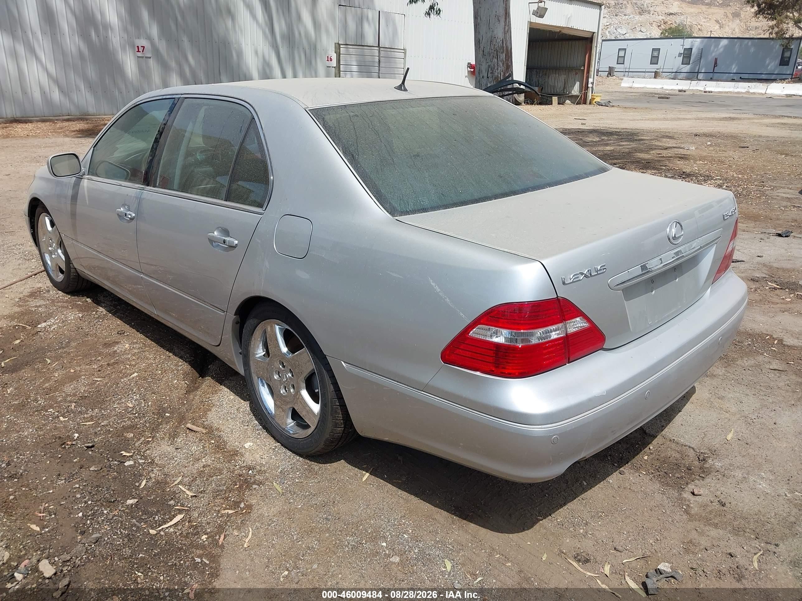 2006 Lexus Ls 430 Silver vin: JTHBN36F865050887