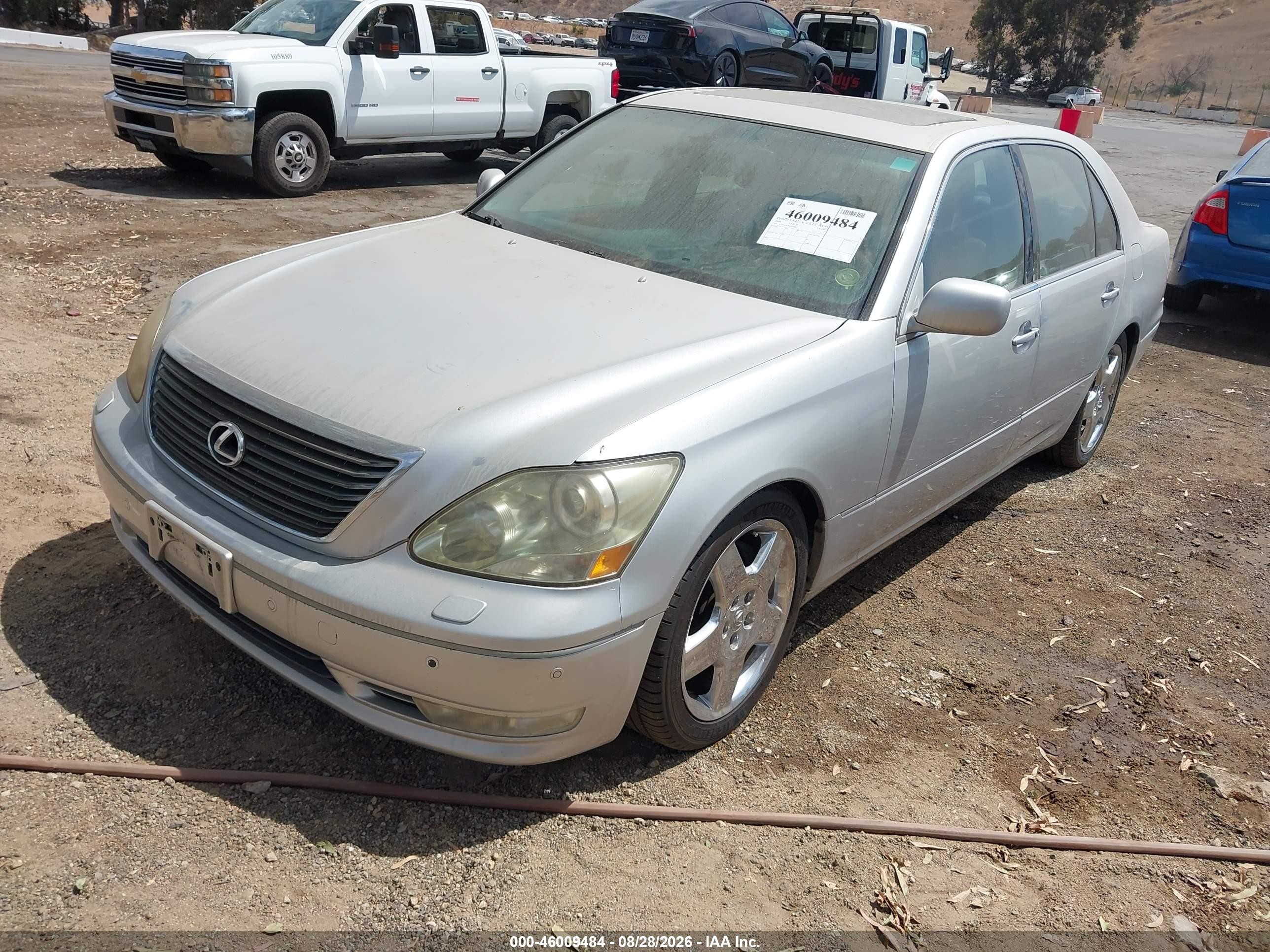 2006 Lexus Ls 430 Silver vin: JTHBN36F865050887