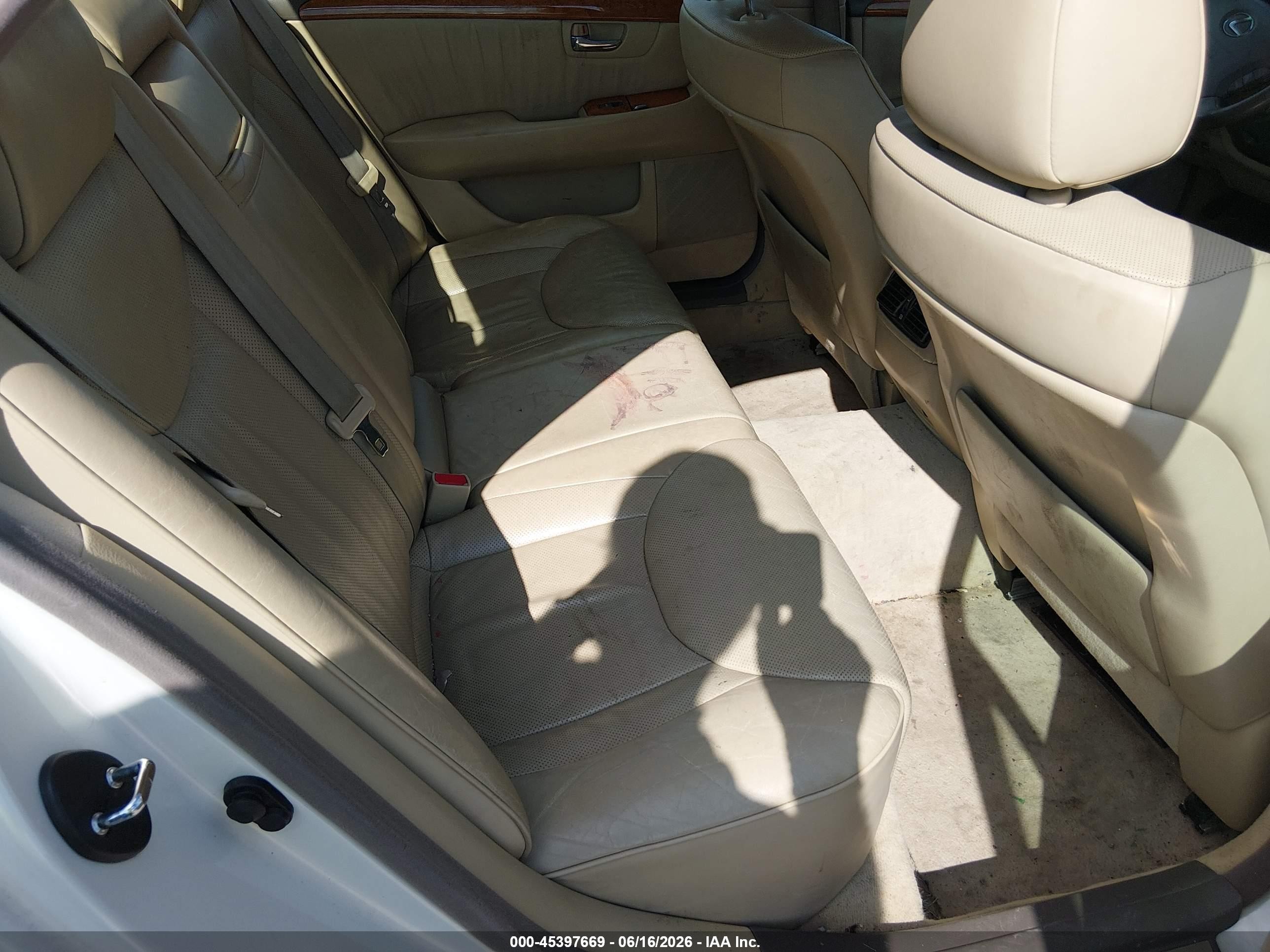 2004 Lexus Ls 430 Champagne vin: JTHBN36F940136865