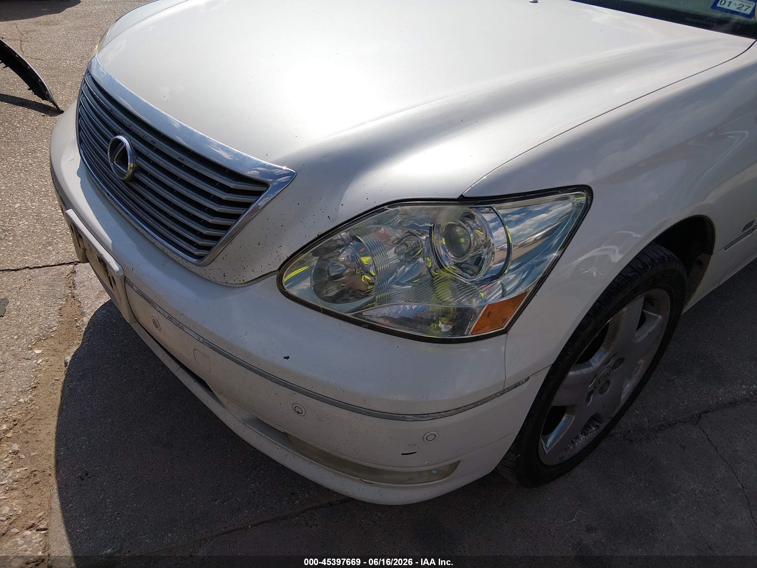 2004 Lexus Ls 430 Champagne vin: JTHBN36F940136865
