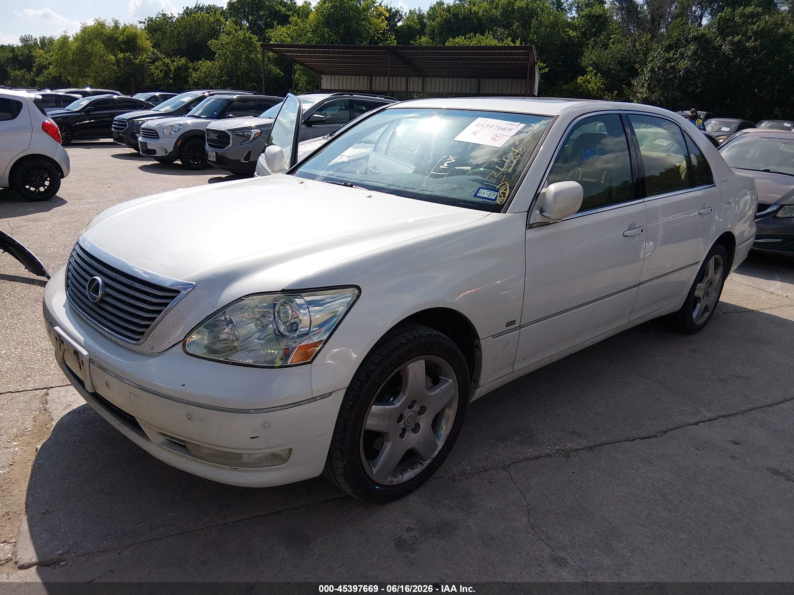 2004 Lexus Ls 430 Champagne vin: JTHBN36F940136865