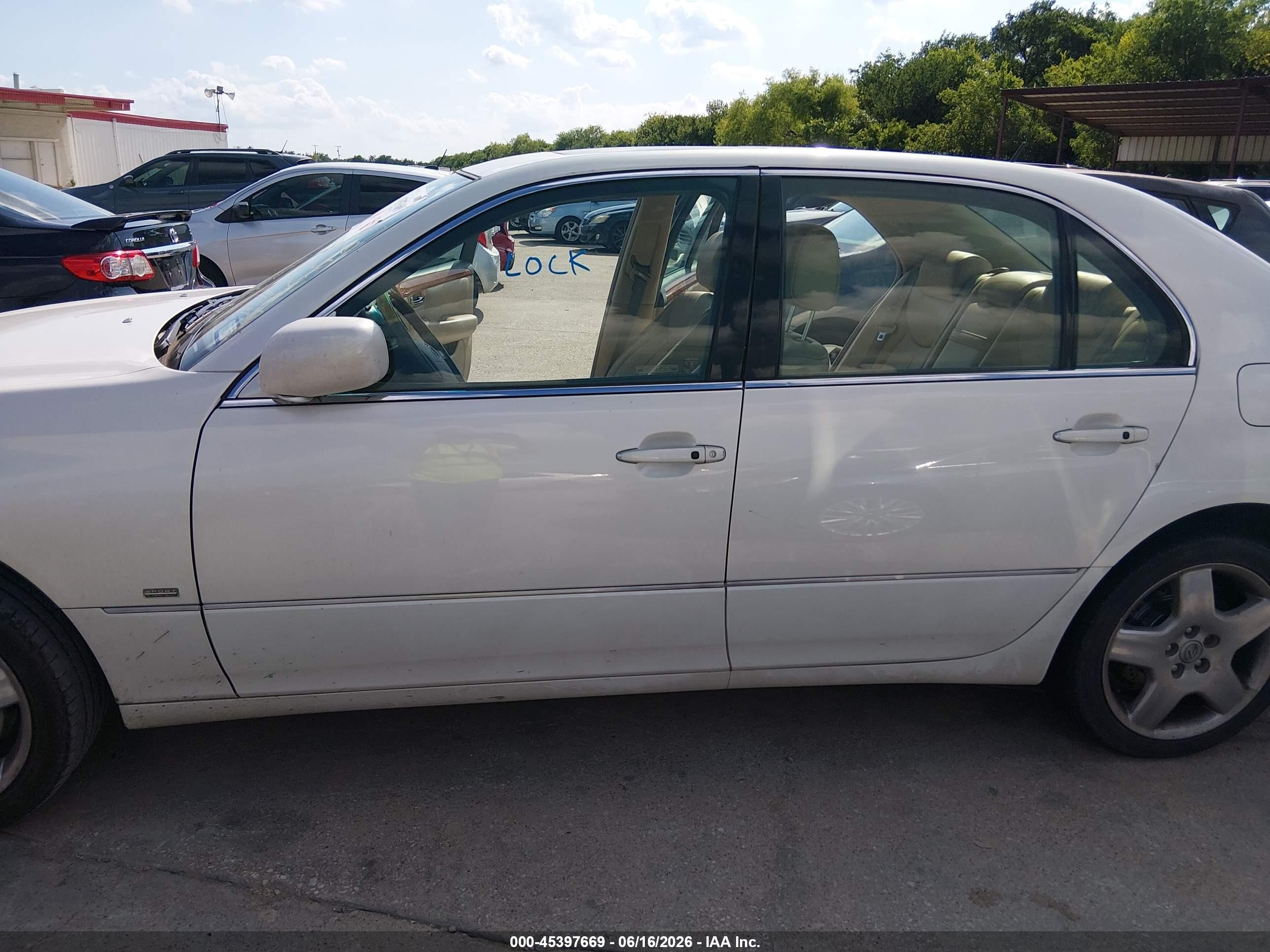 2004 Lexus Ls 430 Champagne vin: JTHBN36F940136865