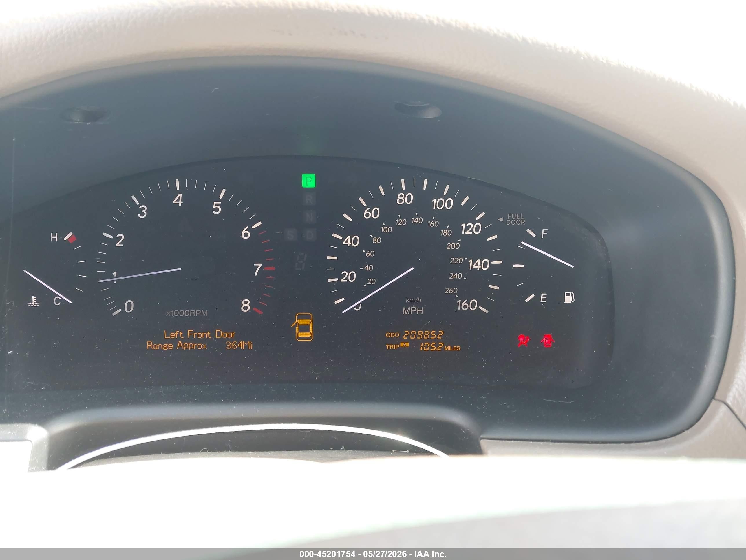 2004 Lexus Ls 430   White vin: JTHBN36F940146537