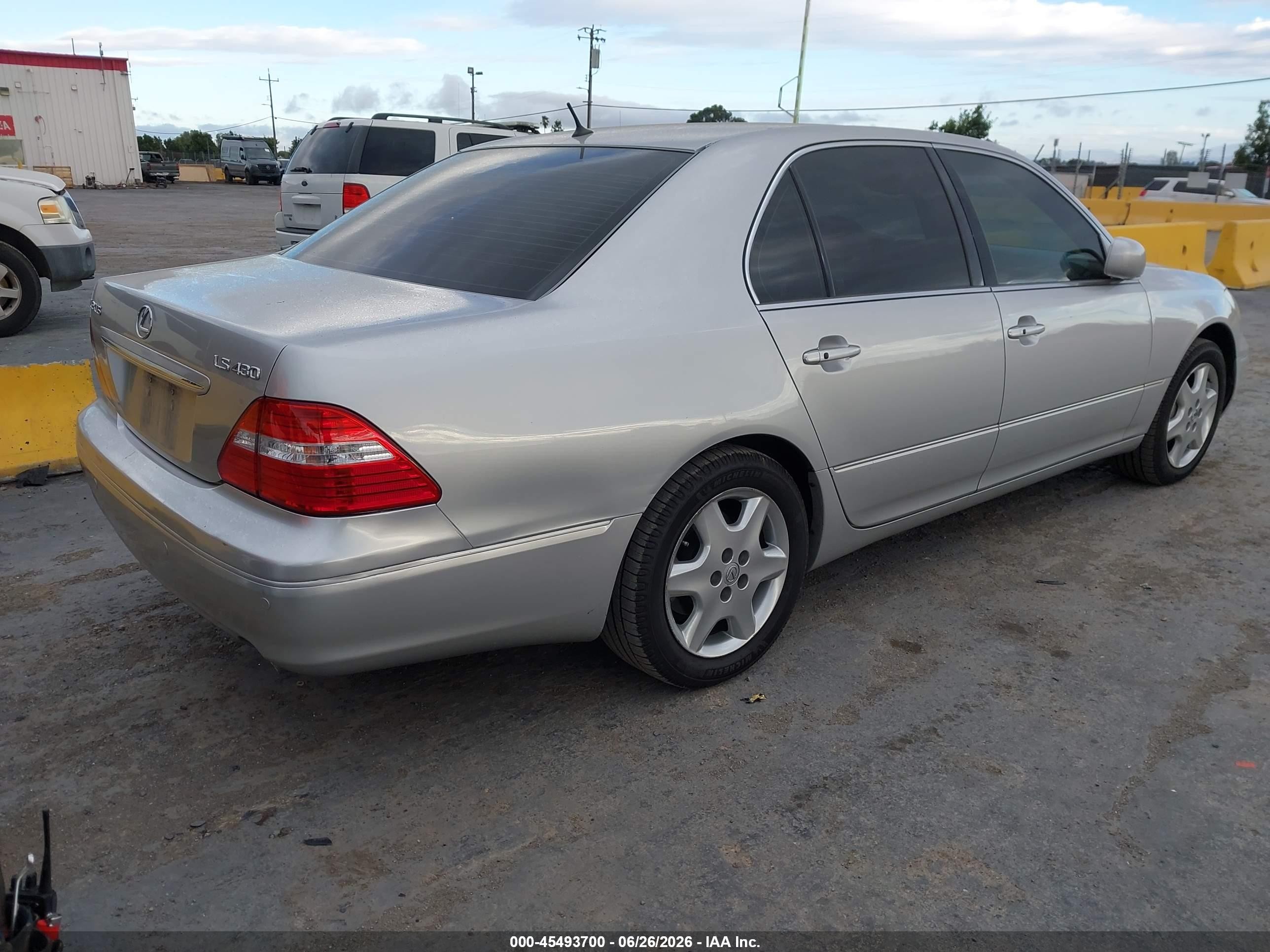 2004 Lexus Ls 430   Gray vin: JTHBN36F940154394