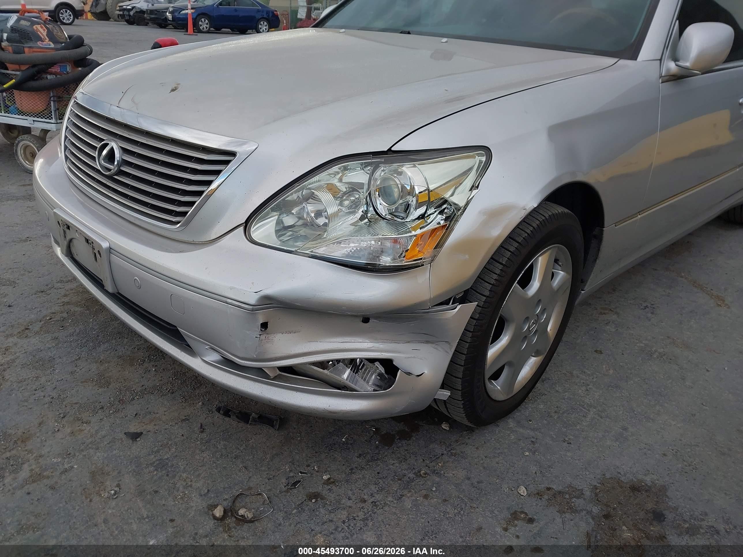 2004 Lexus Ls 430   Gray vin: JTHBN36F940154394