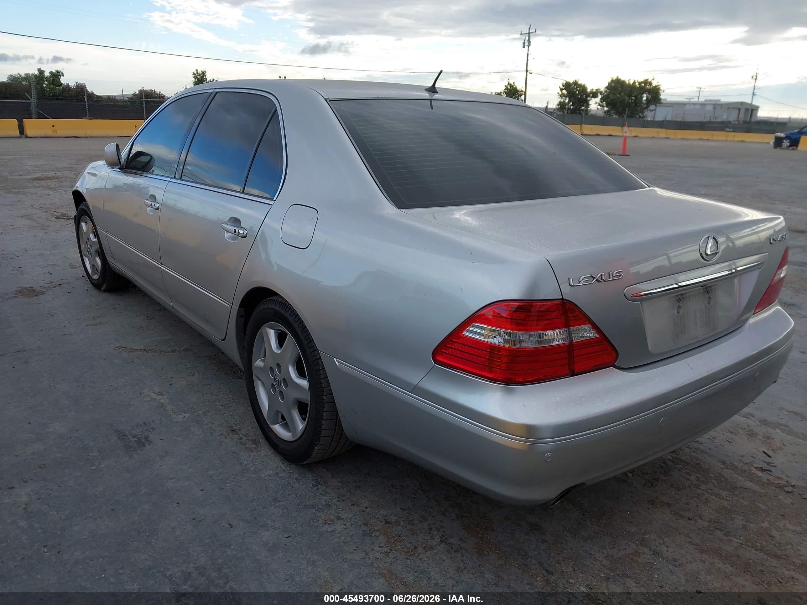 2004 Lexus Ls 430   Gray vin: JTHBN36F940154394