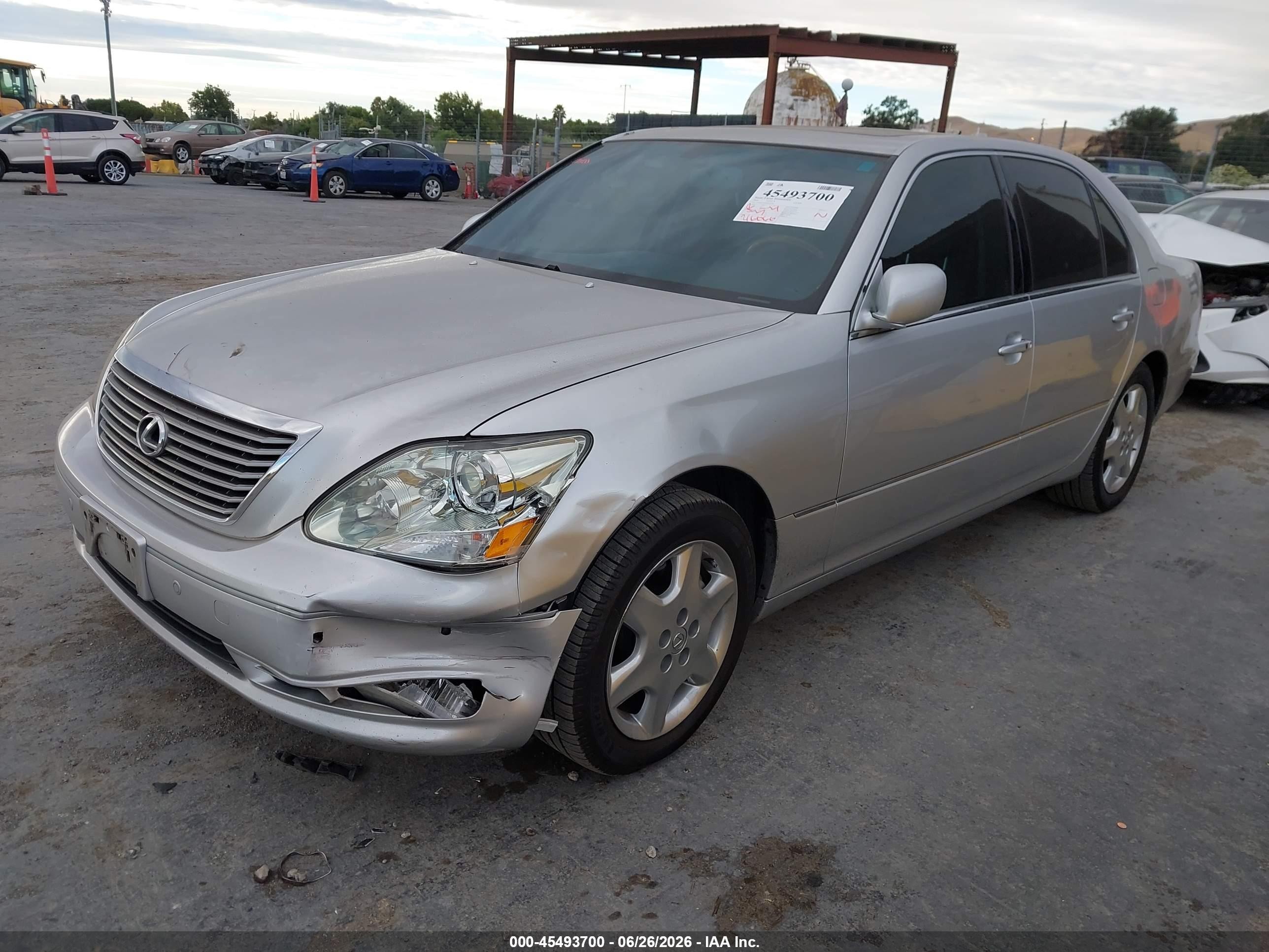 2004 Lexus Ls 430   Gray vin: JTHBN36F940154394