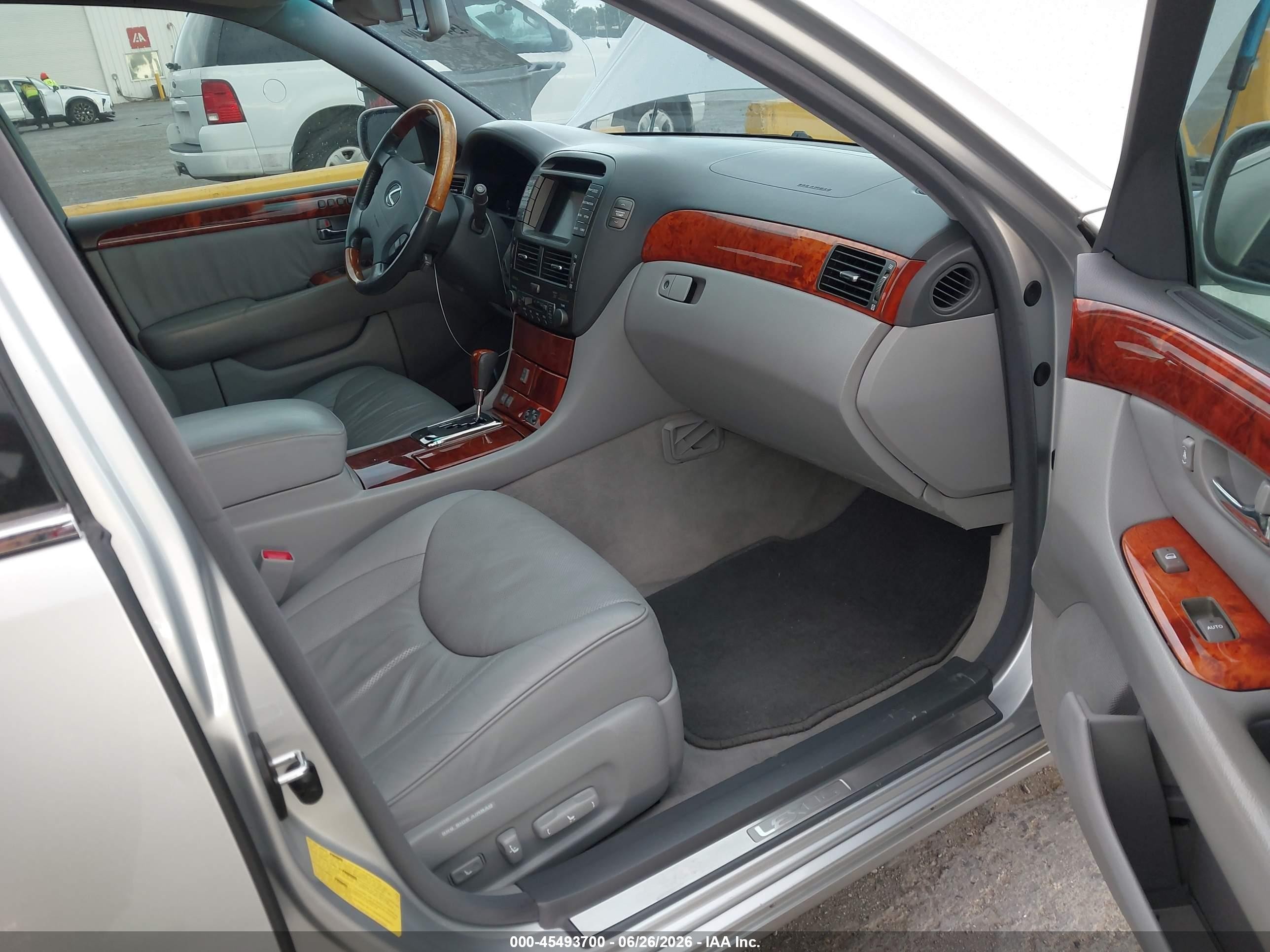 2004 Lexus Ls 430   Gray vin: JTHBN36F940154394