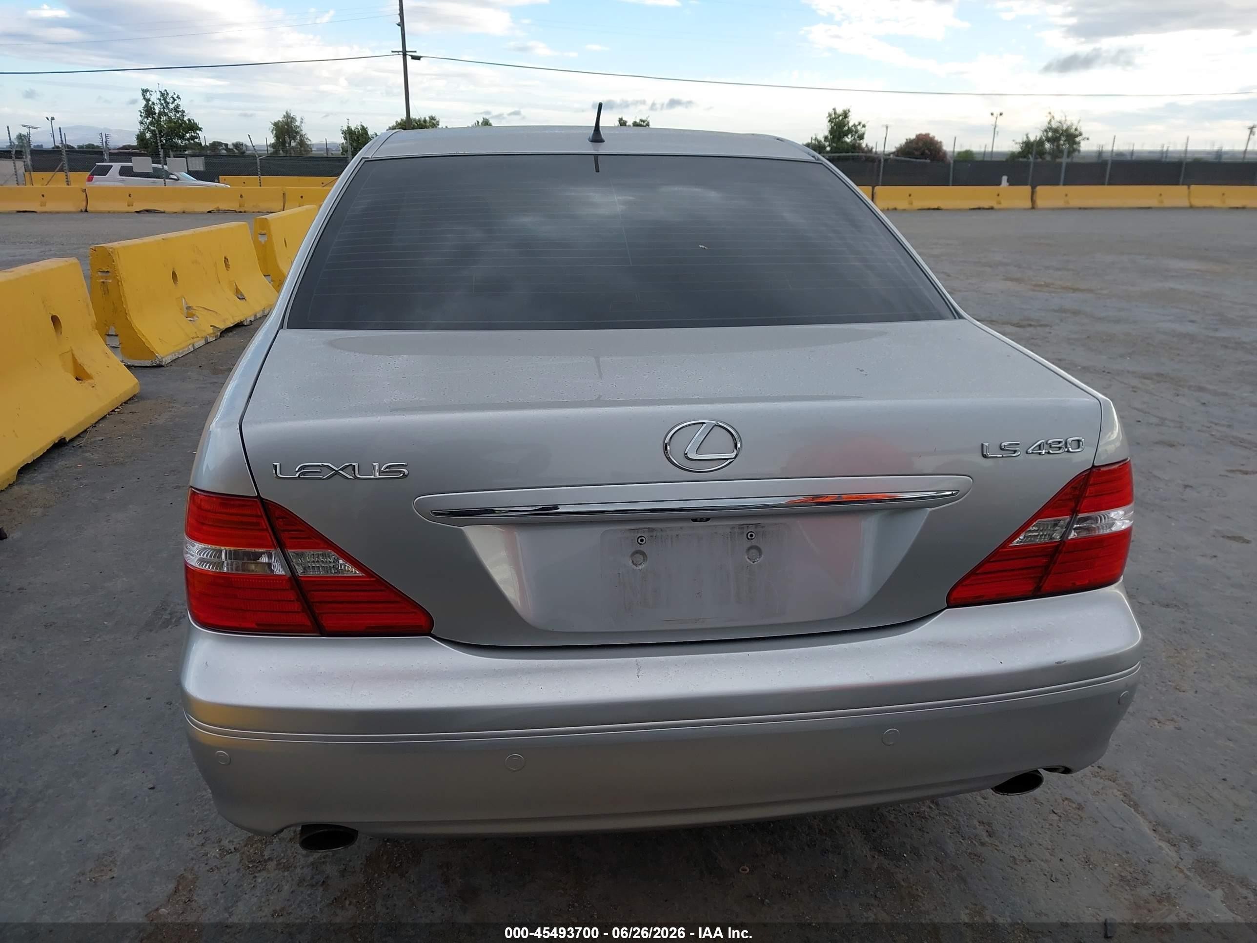 2004 Lexus Ls 430   Gray vin: JTHBN36F940154394