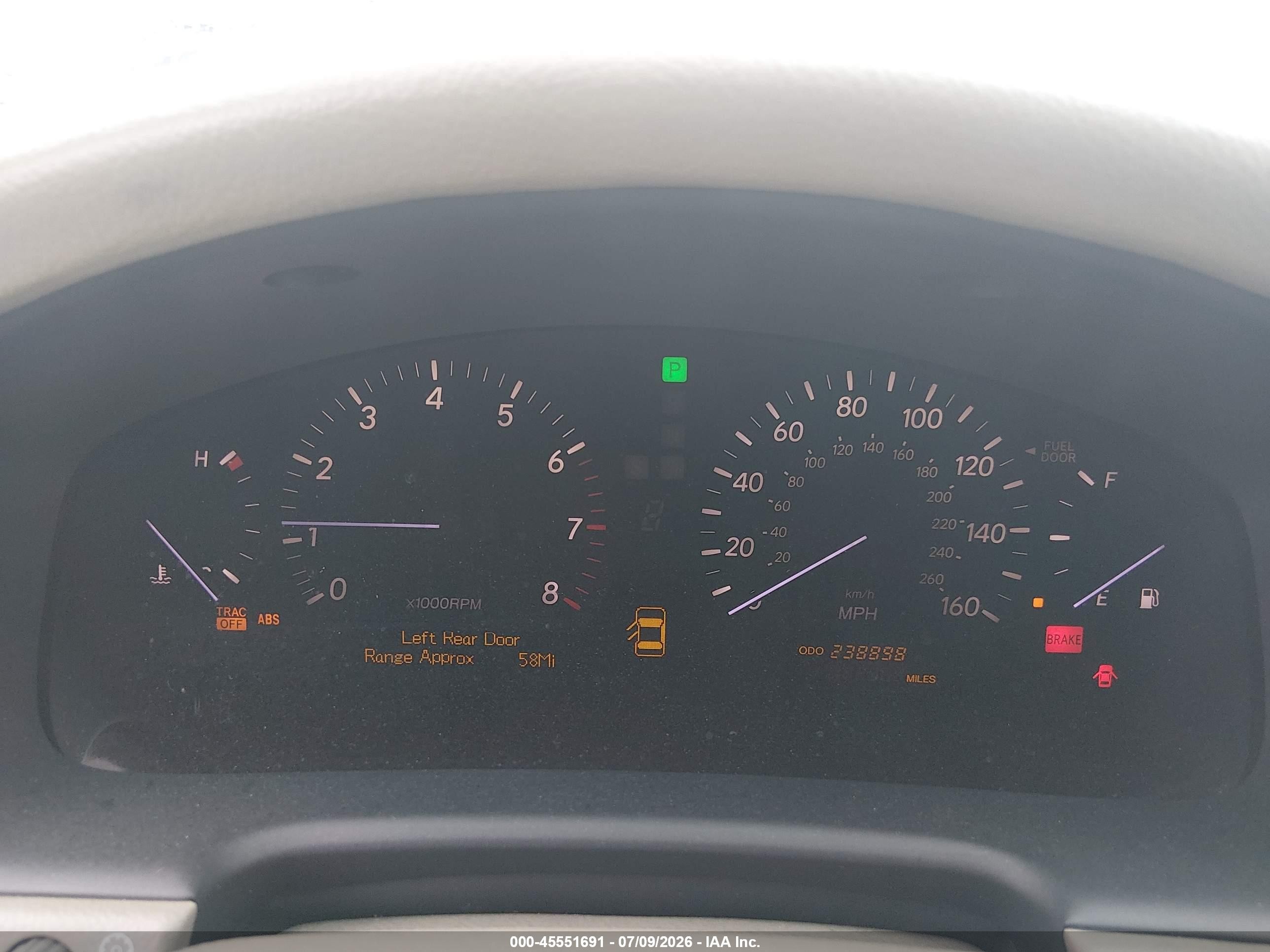 2004 Lexus Ls 430   Золотой vin: JTHBN36F940165671