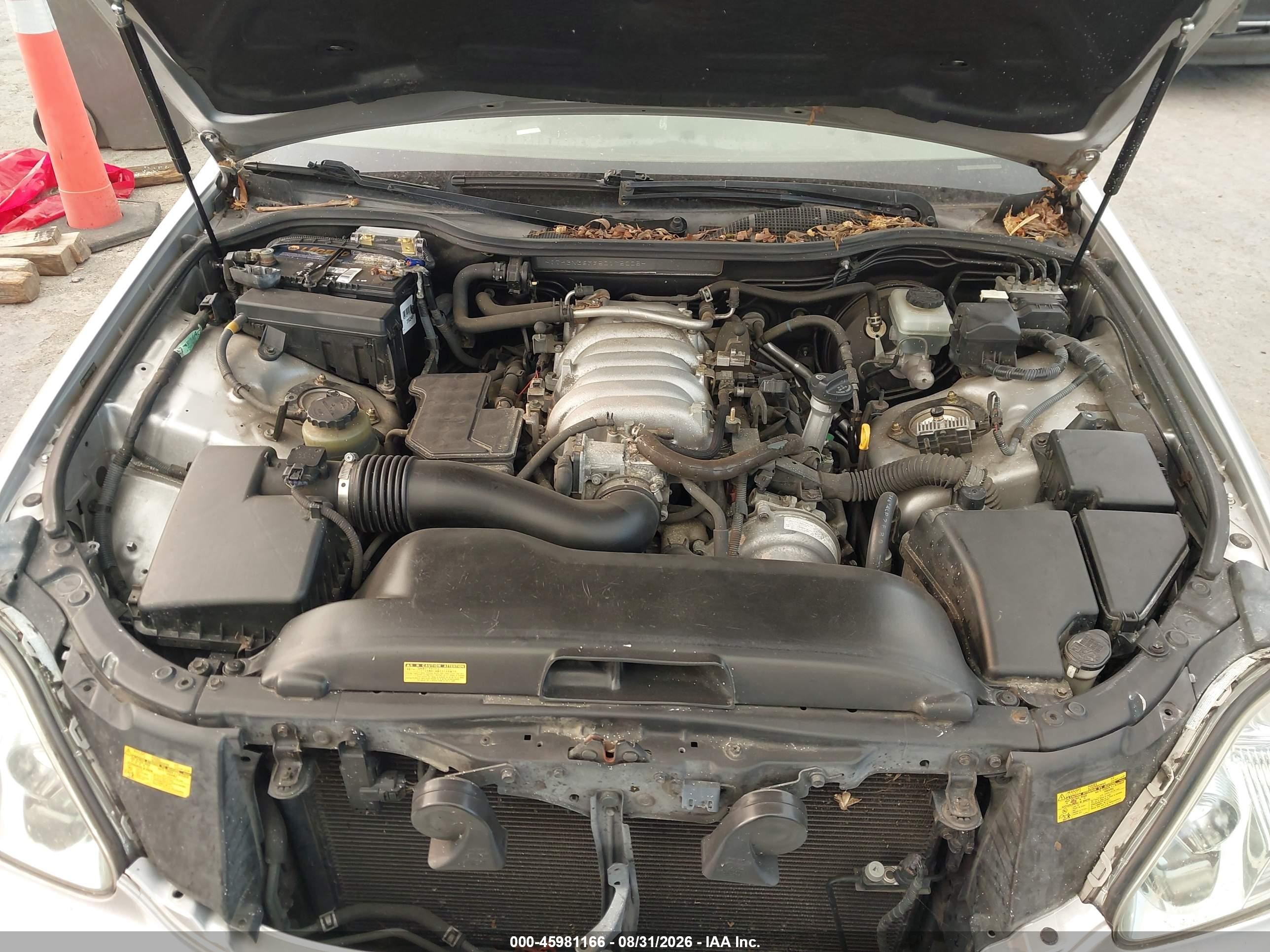 2005 Lexus Ls 430 Silver vin: JTHBN36F950175005