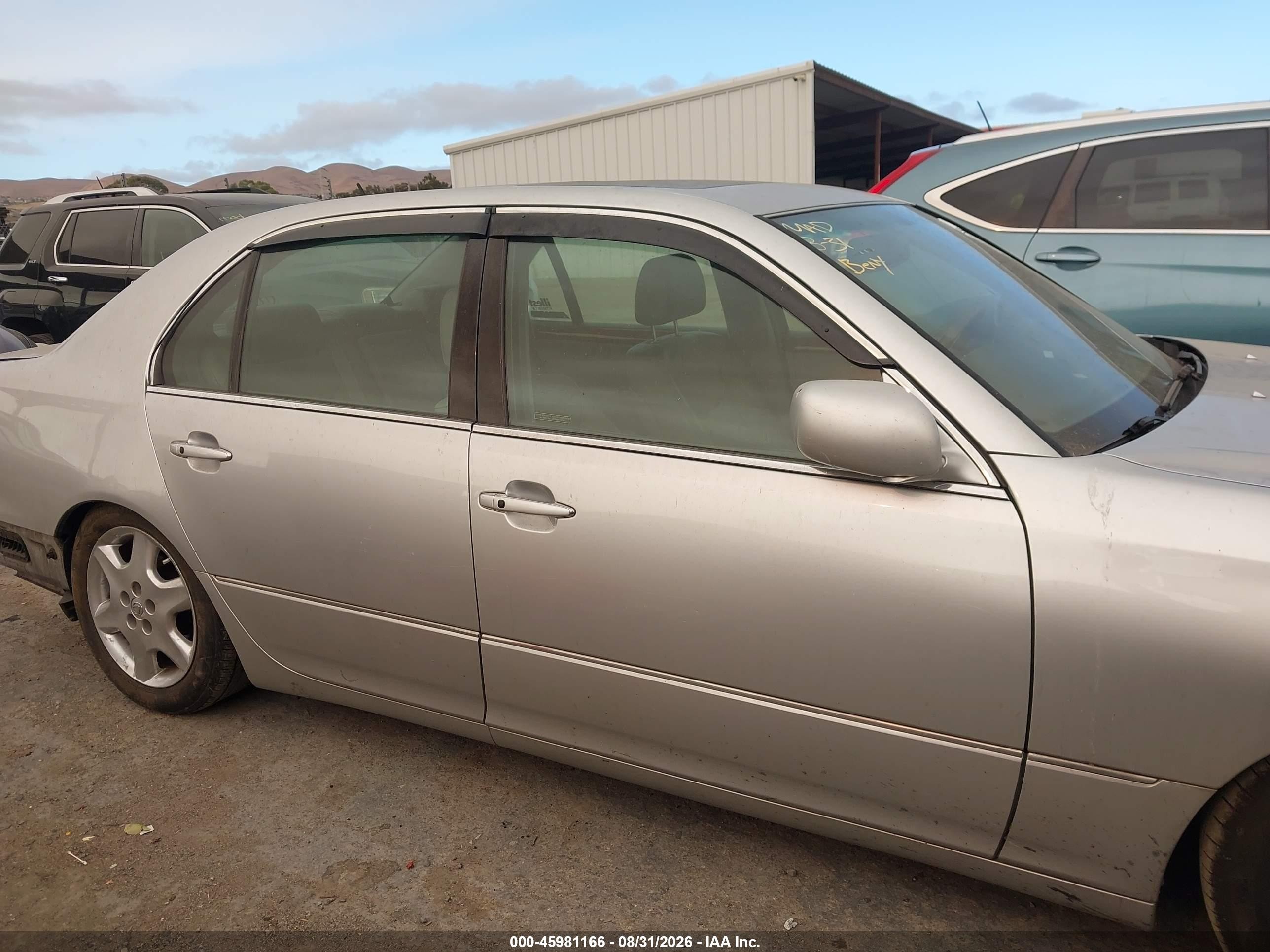 2005 Lexus Ls 430 Silver vin: JTHBN36F950175005