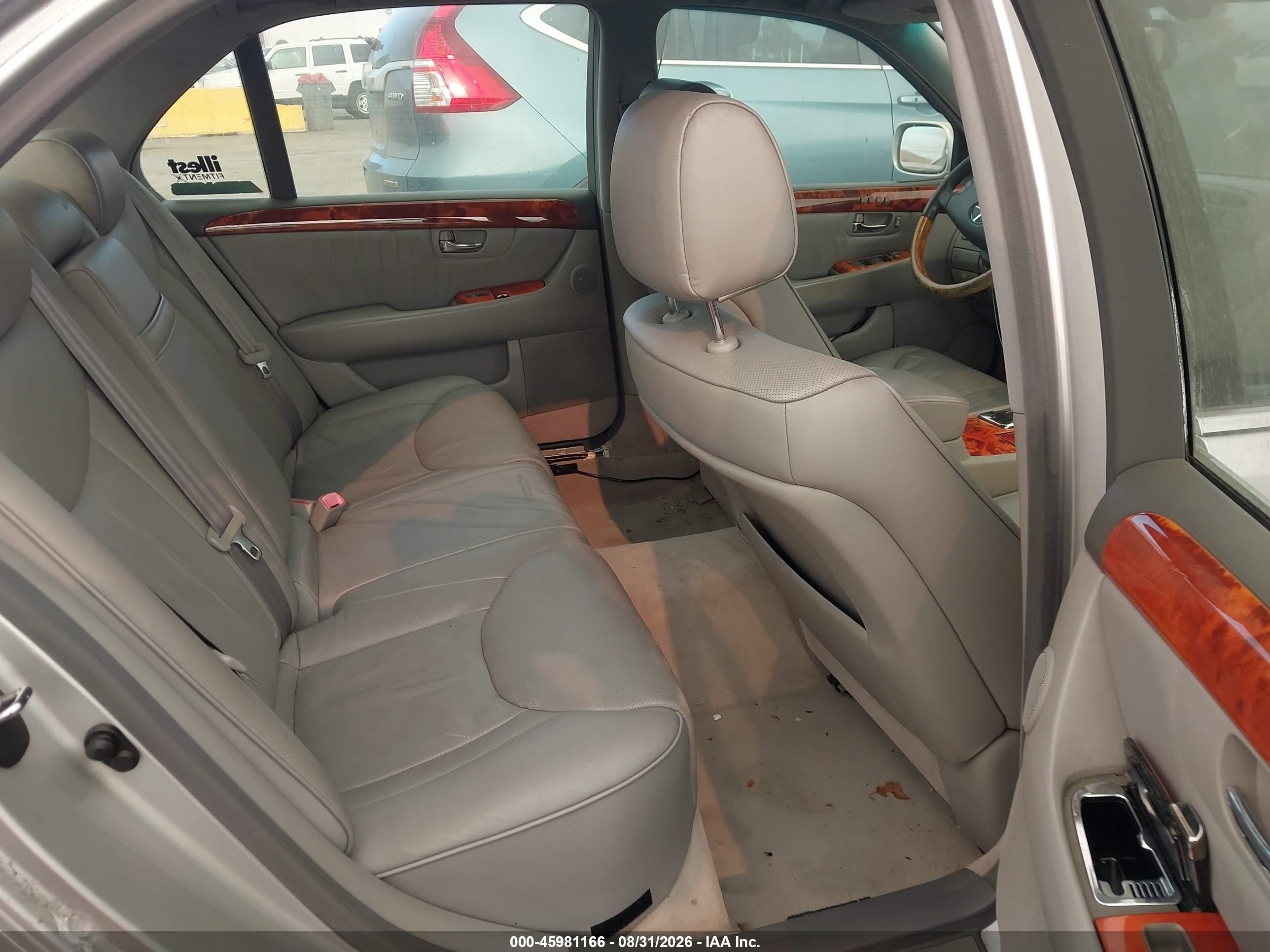 2005 Lexus Ls 430 Silver vin: JTHBN36F950175005