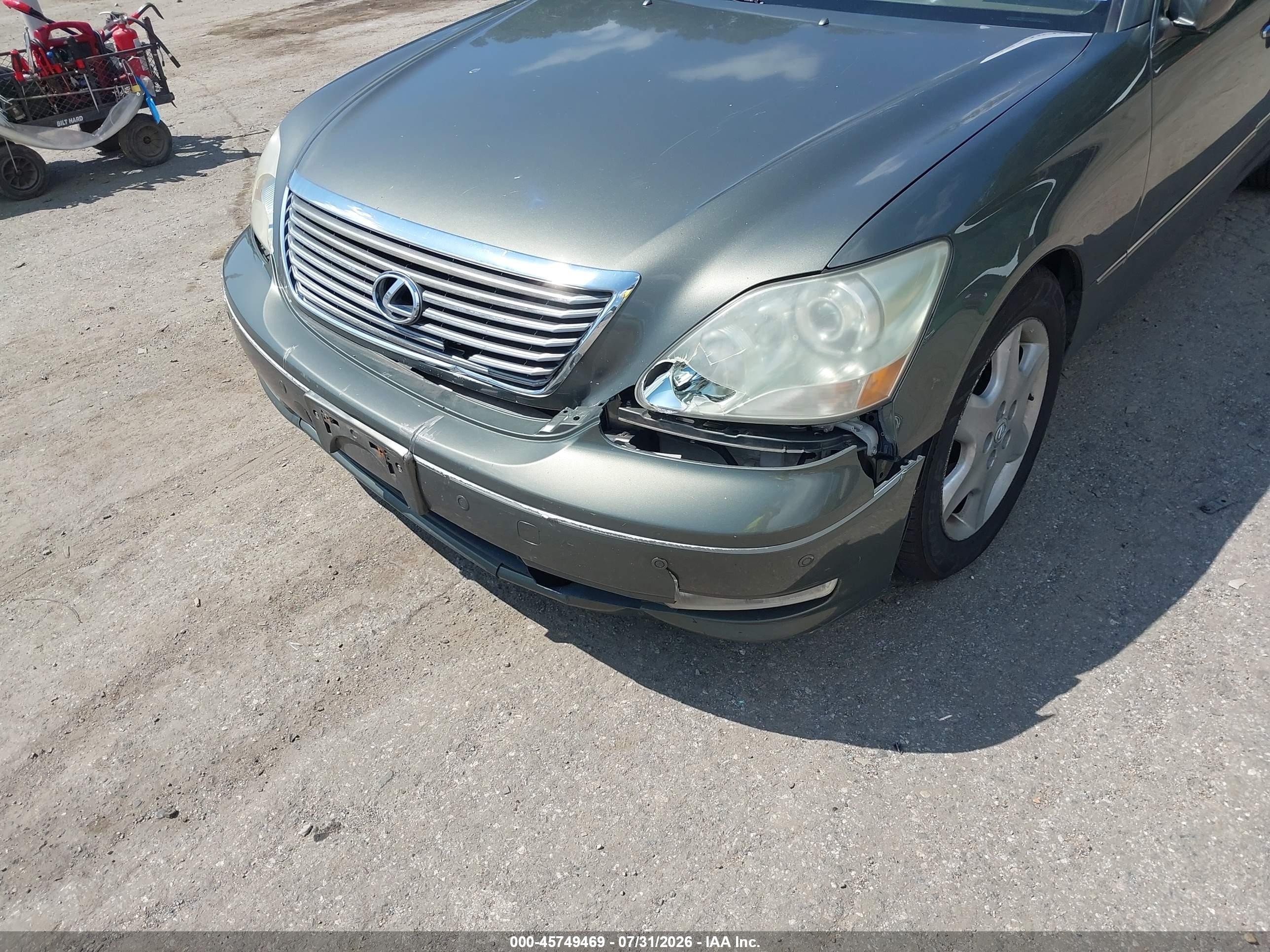 2005 Lexus Ls 430   Gray vin: JTHBN36F955007576