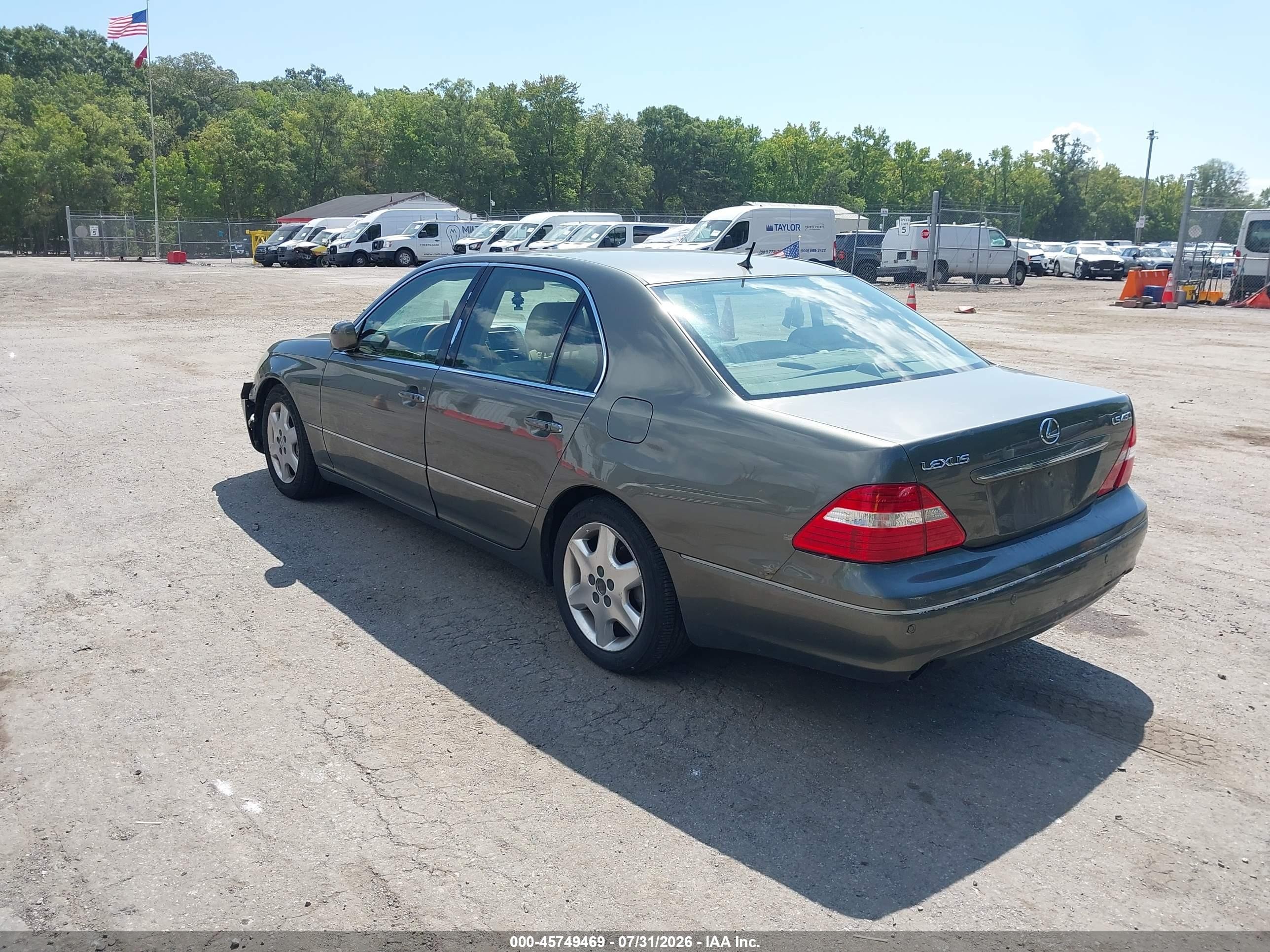 2005 Lexus Ls 430   Gray vin: JTHBN36F955007576