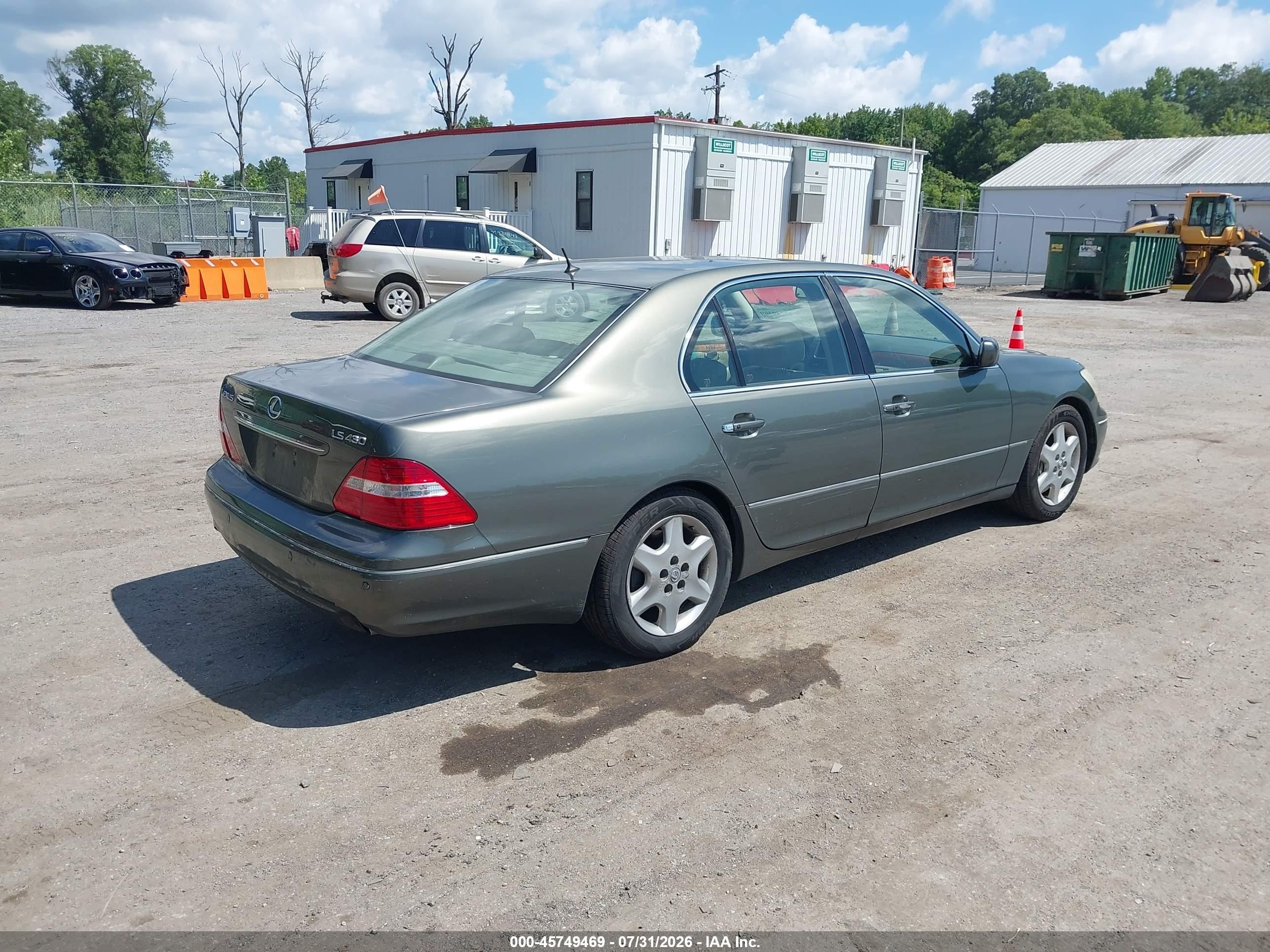 2005 Lexus Ls 430   Gray vin: JTHBN36F955007576