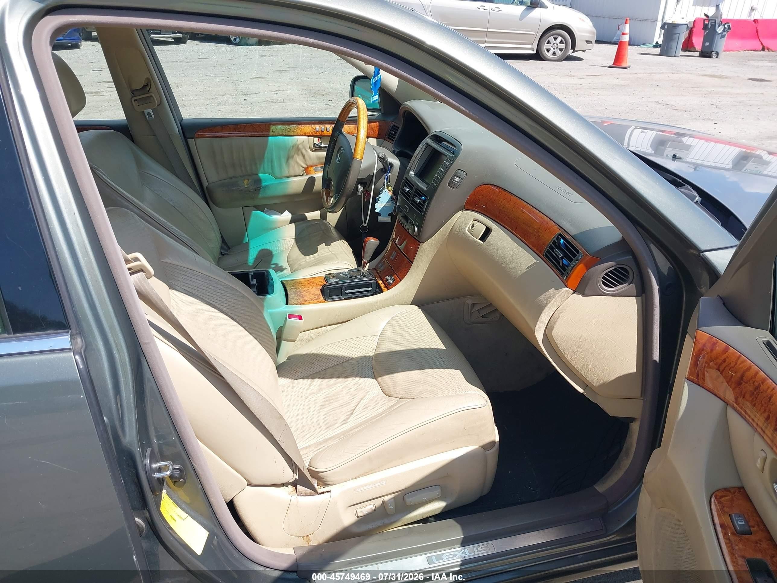 2005 Lexus Ls 430   Gray vin: JTHBN36F955007576