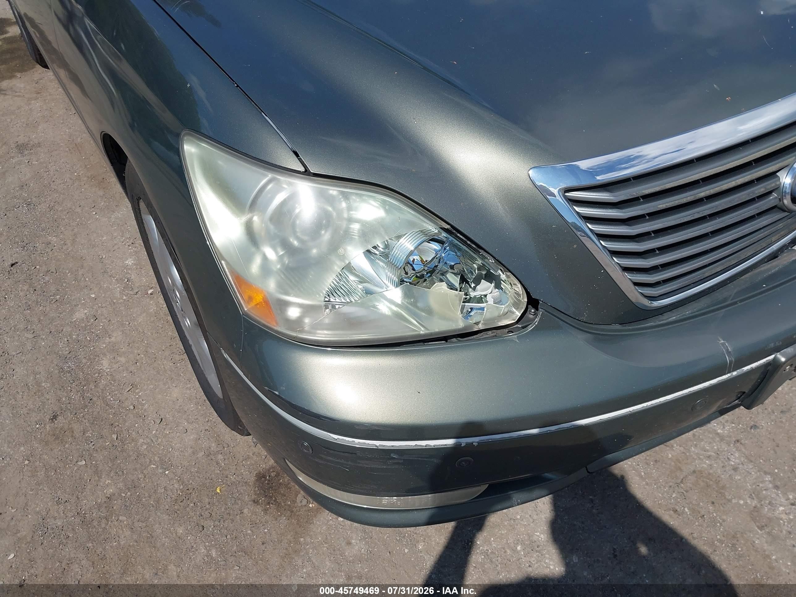 2005 Lexus Ls 430   Gray vin: JTHBN36F955007576