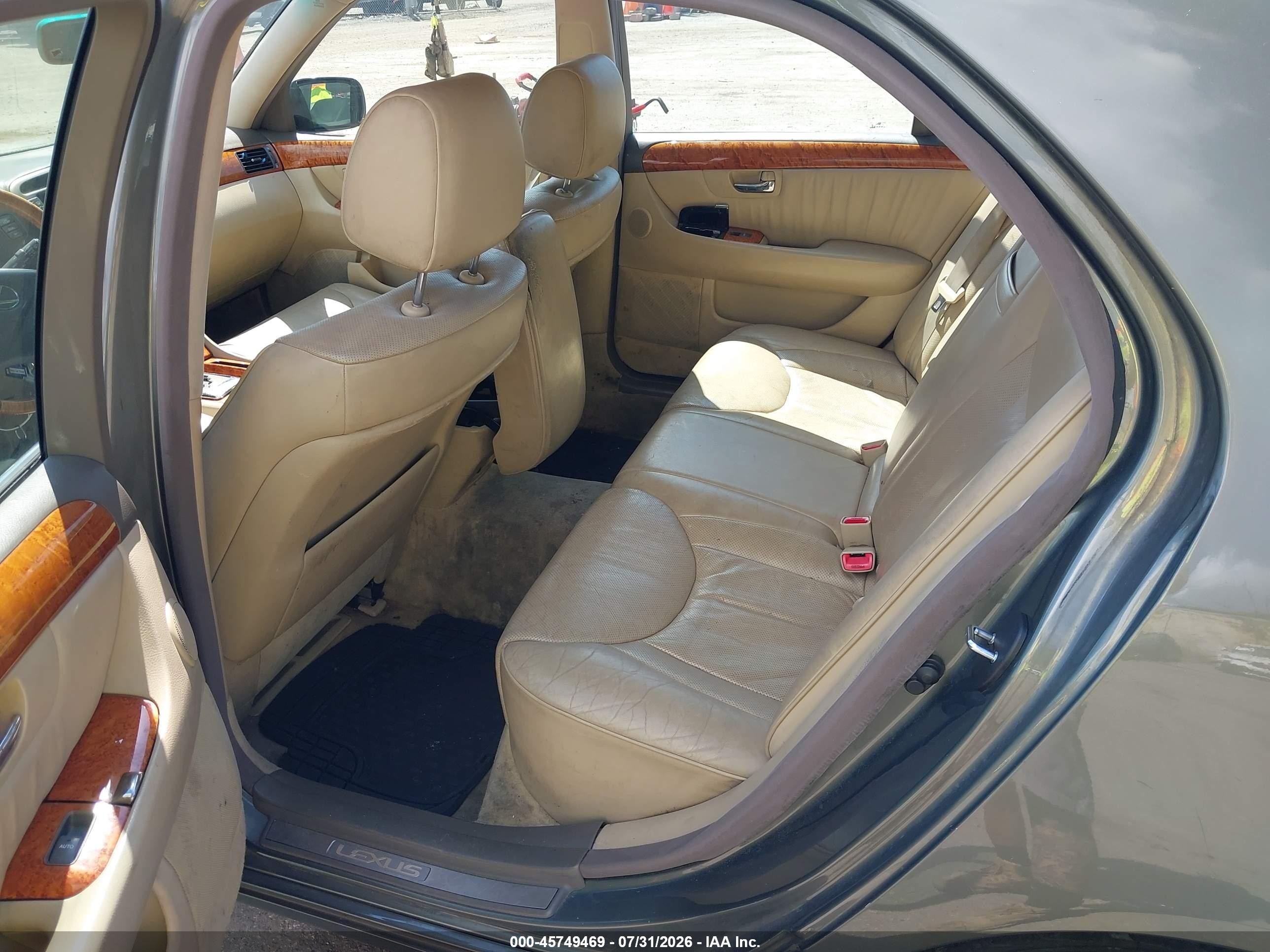 2005 Lexus Ls 430   Gray vin: JTHBN36F955007576