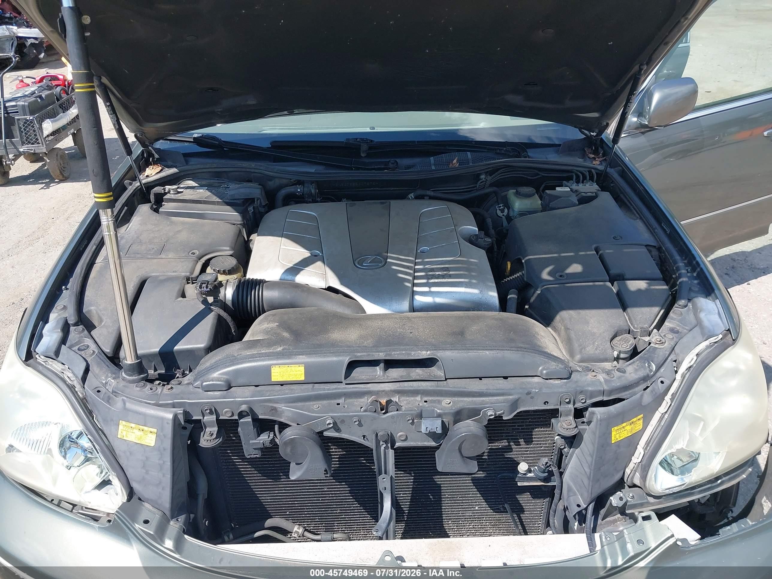 2005 Lexus Ls 430   Gray vin: JTHBN36F955007576