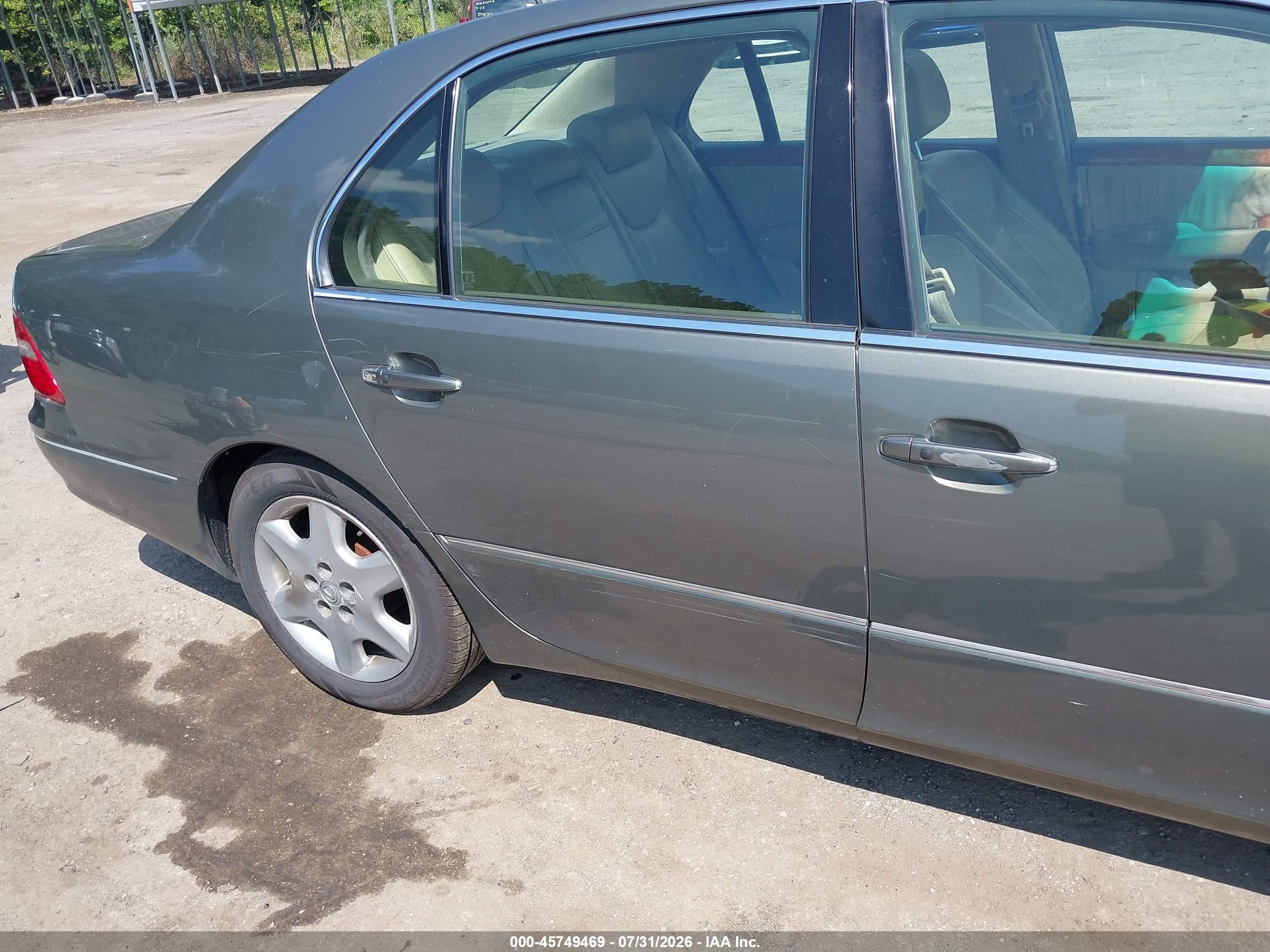 2005 Lexus Ls 430   Gray vin: JTHBN36F955007576