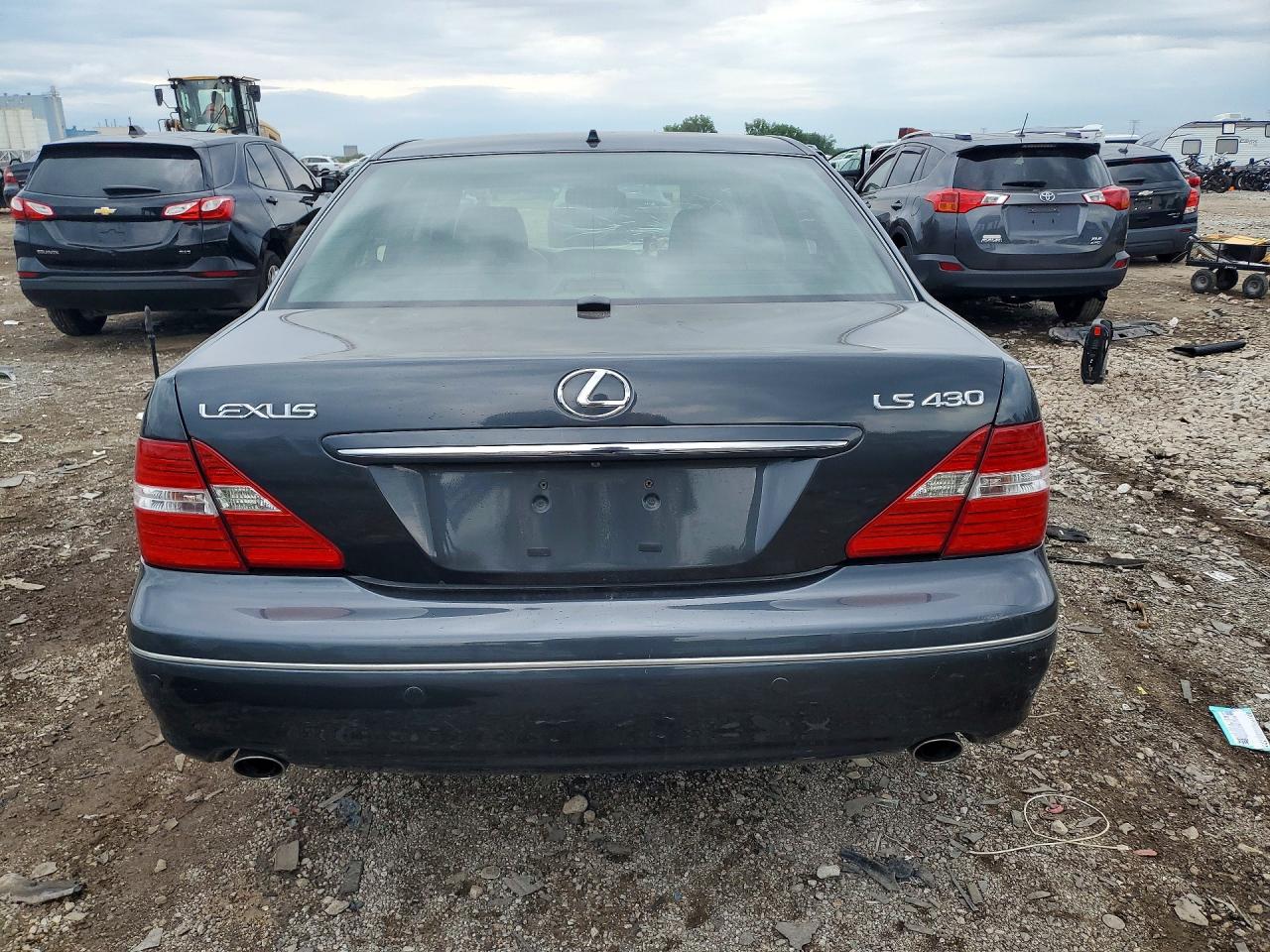 2005 Lexus Ls 430 Gray vin: JTHBN36F955008808