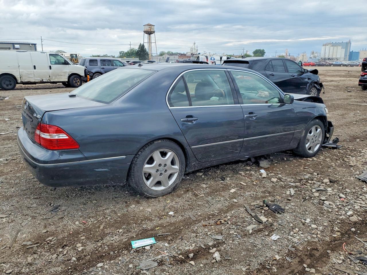 2005 Lexus Ls 430 Gray vin: JTHBN36F955008808