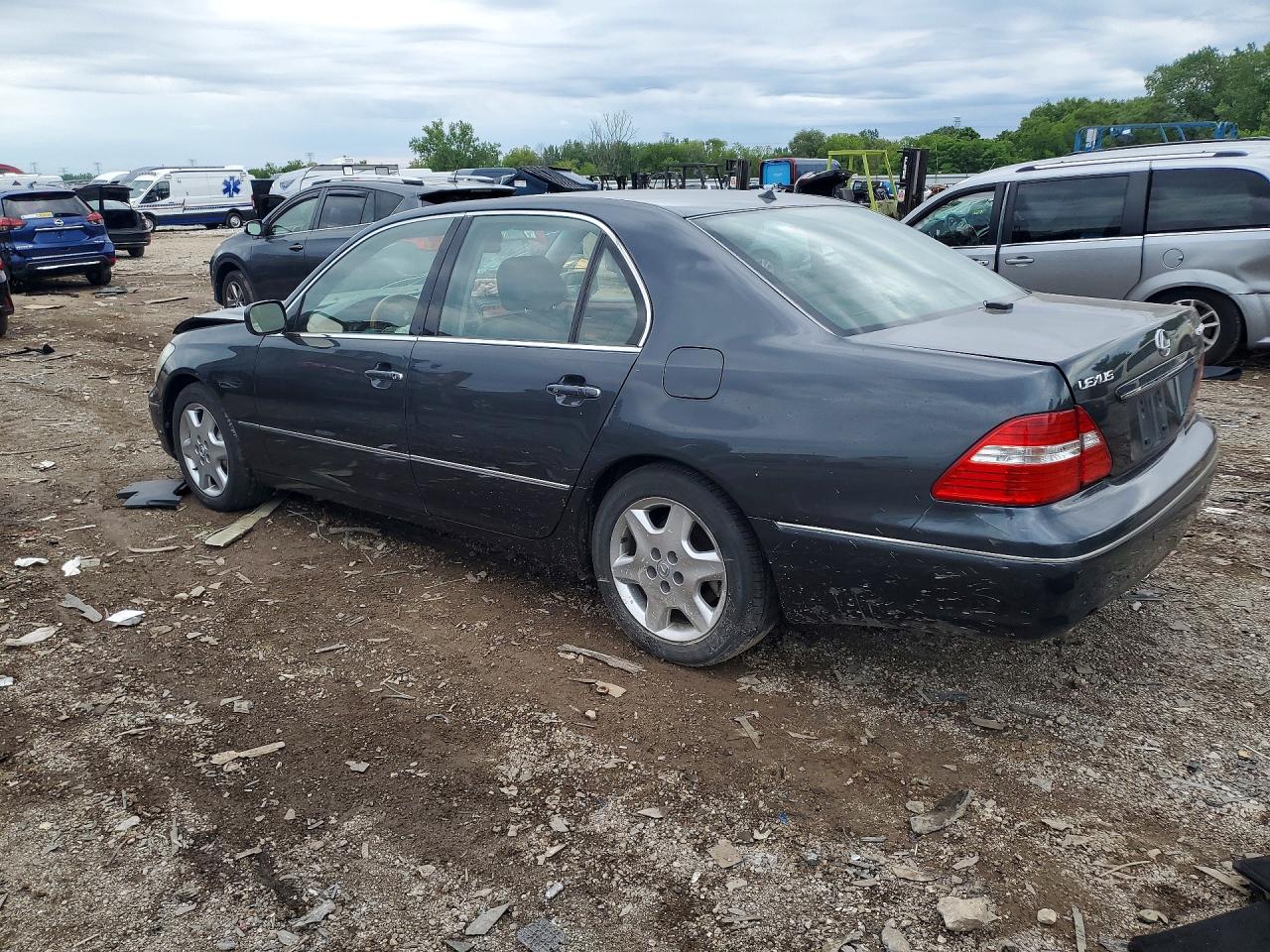 2005 Lexus Ls 430 Gray vin: JTHBN36F955008808