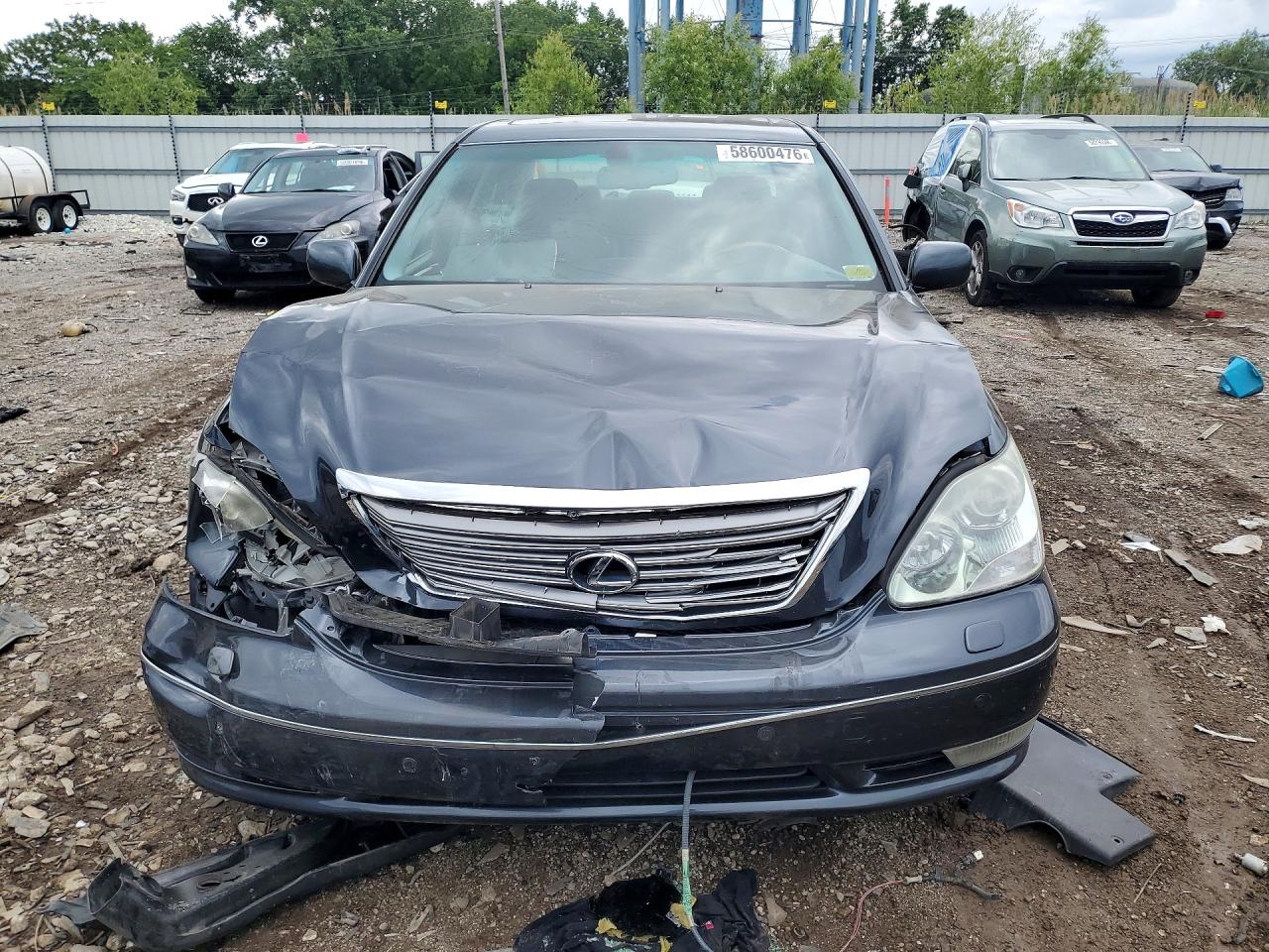 2005 Lexus Ls 430 Gray vin: JTHBN36F955008808