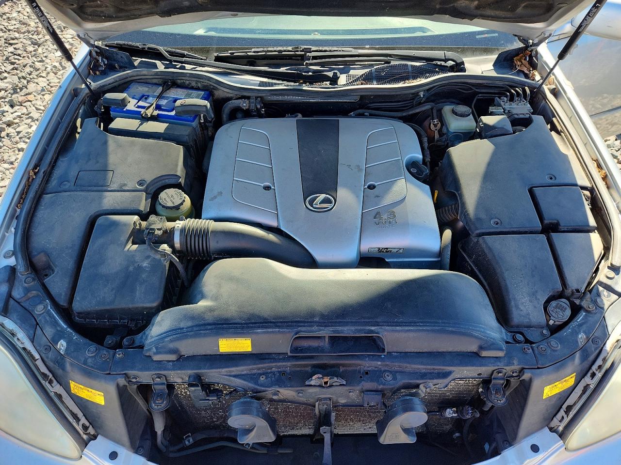 2005 Lexus Ls 430 Silver vin: JTHBN36F955011238