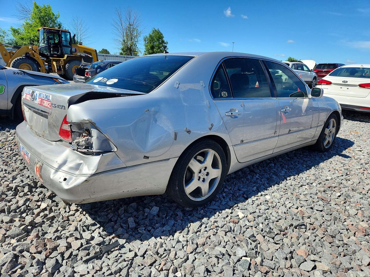 2005 Lexus Ls 430 Silver vin: JTHBN36F955011238
