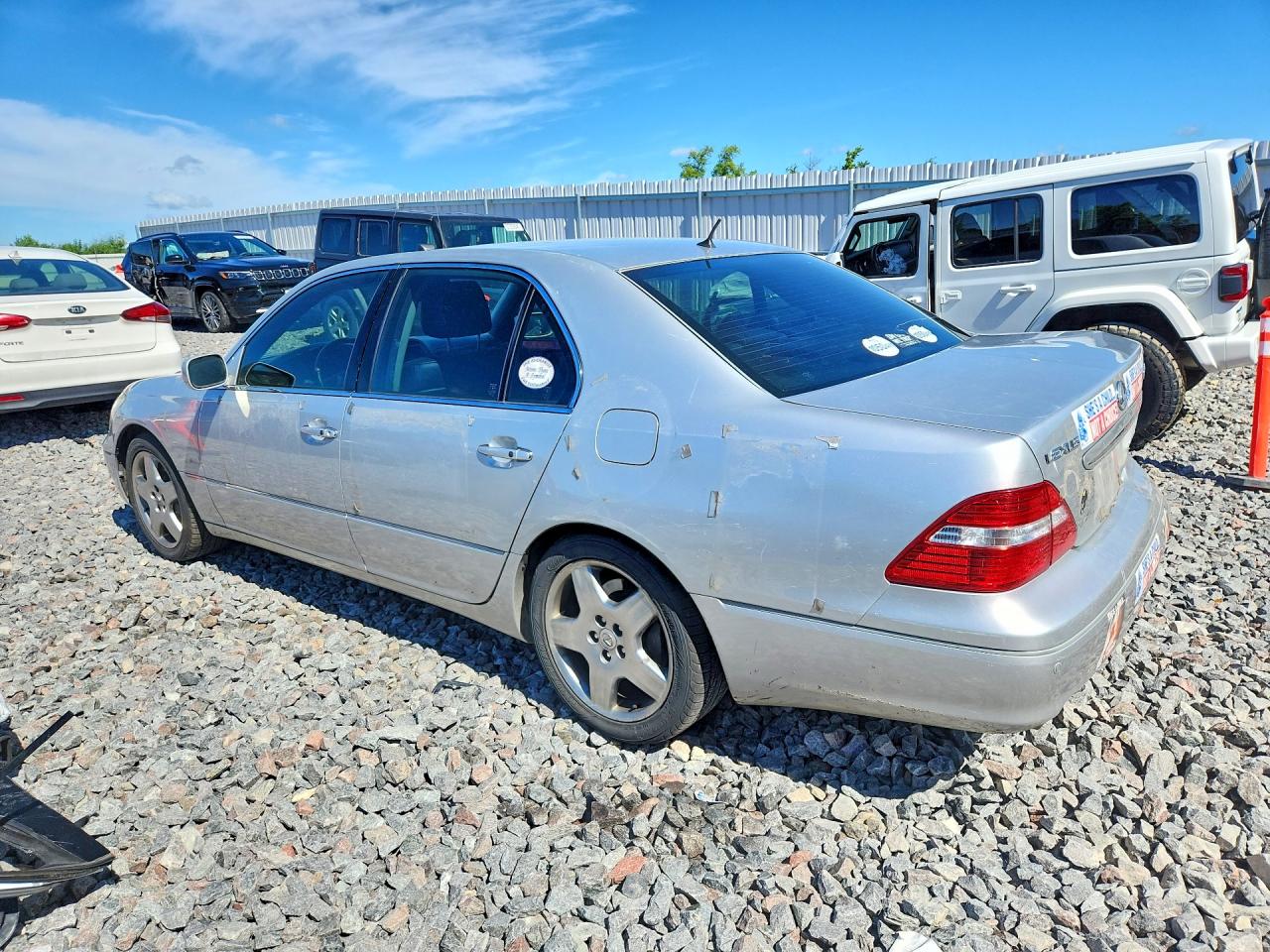 2005 Lexus Ls 430 Silver vin: JTHBN36F955011238