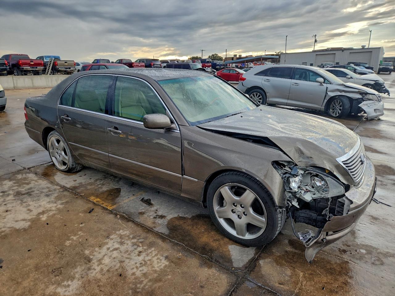 2006 Lexus Ls 430 Brown vin: JTHBN36F965033788