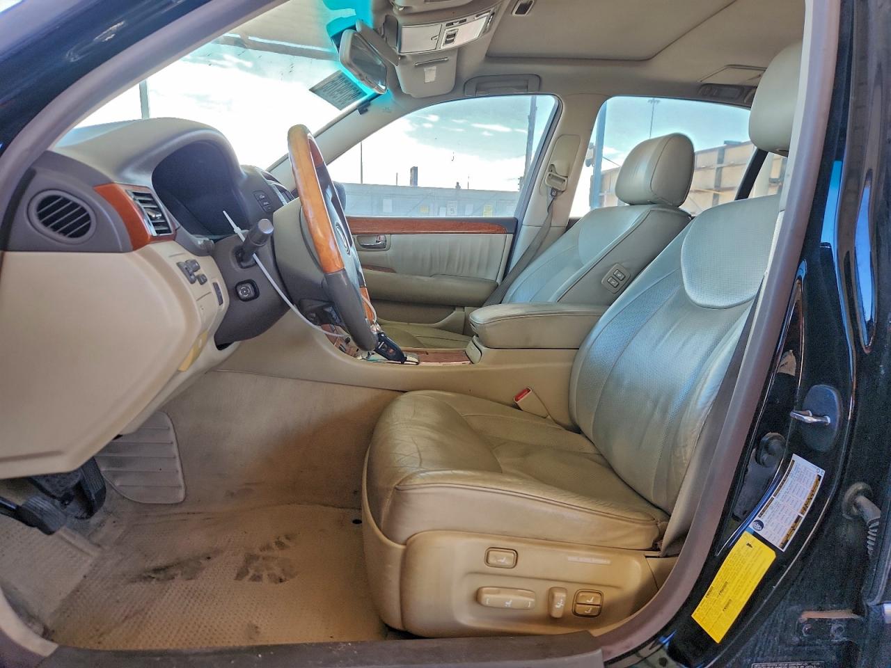 2006 Lexus Ls 430 Черный vin: JTHBN36F965038263