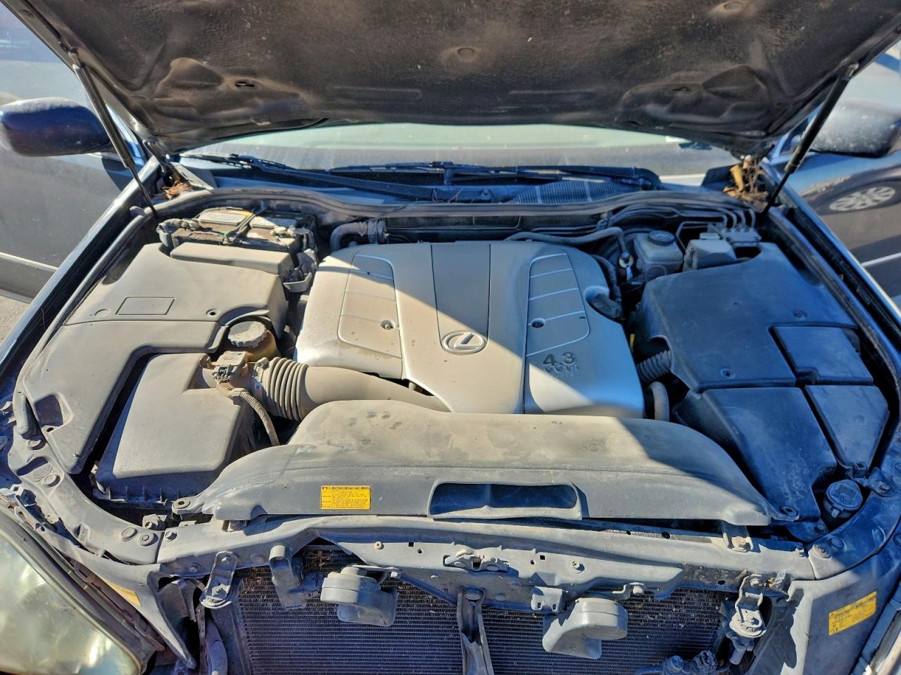 2006 Lexus Ls 430 Черный vin: JTHBN36F965038263