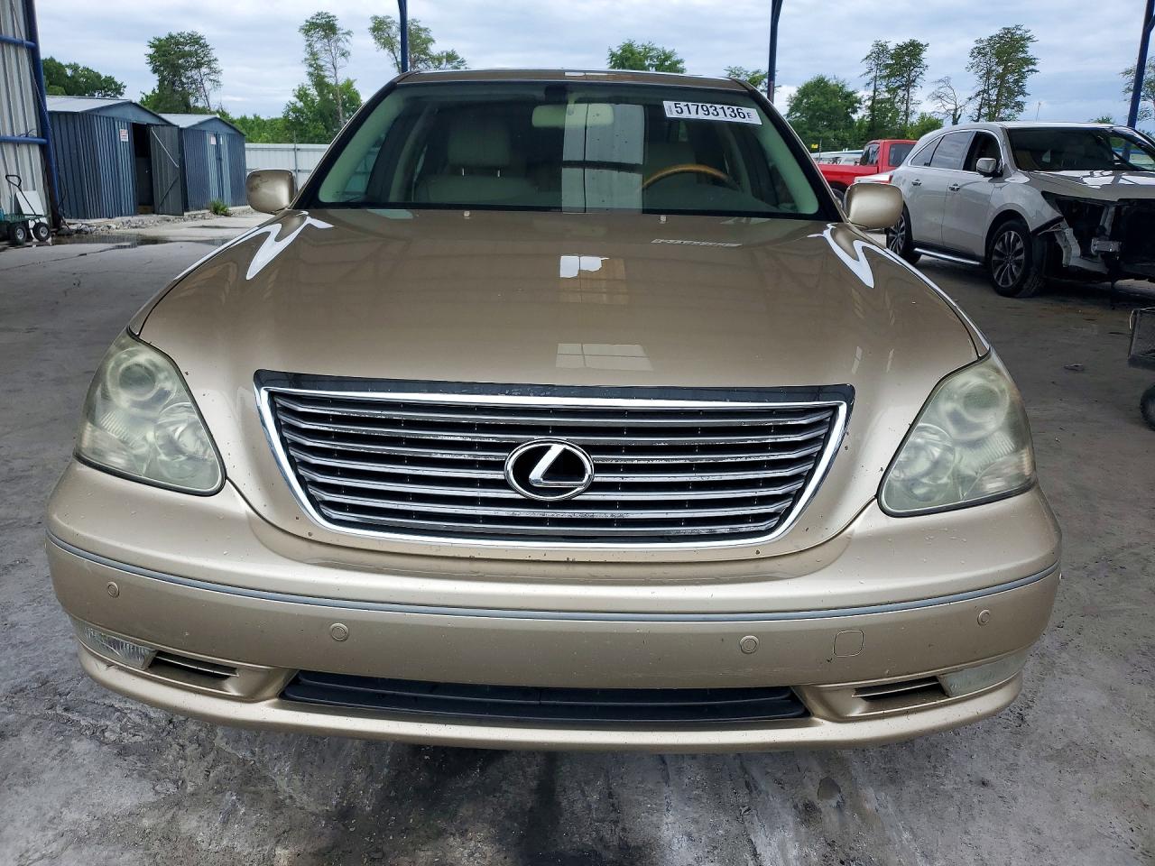 2006 Lexus Ls 430 Tan vin: JTHBN36F965045472