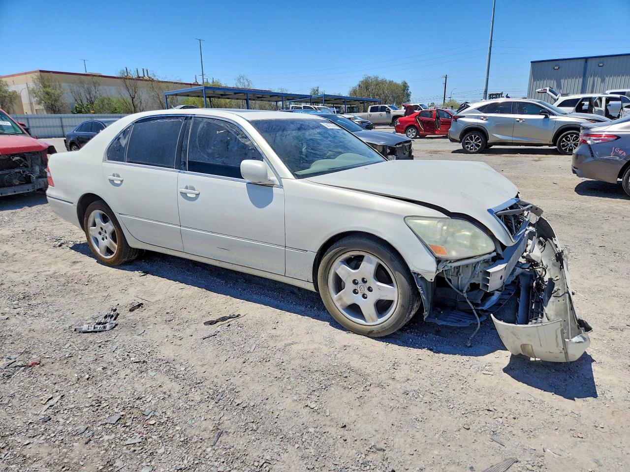 2004 Lexus Ls 430 Белый vin: JTHBN36FX40129486