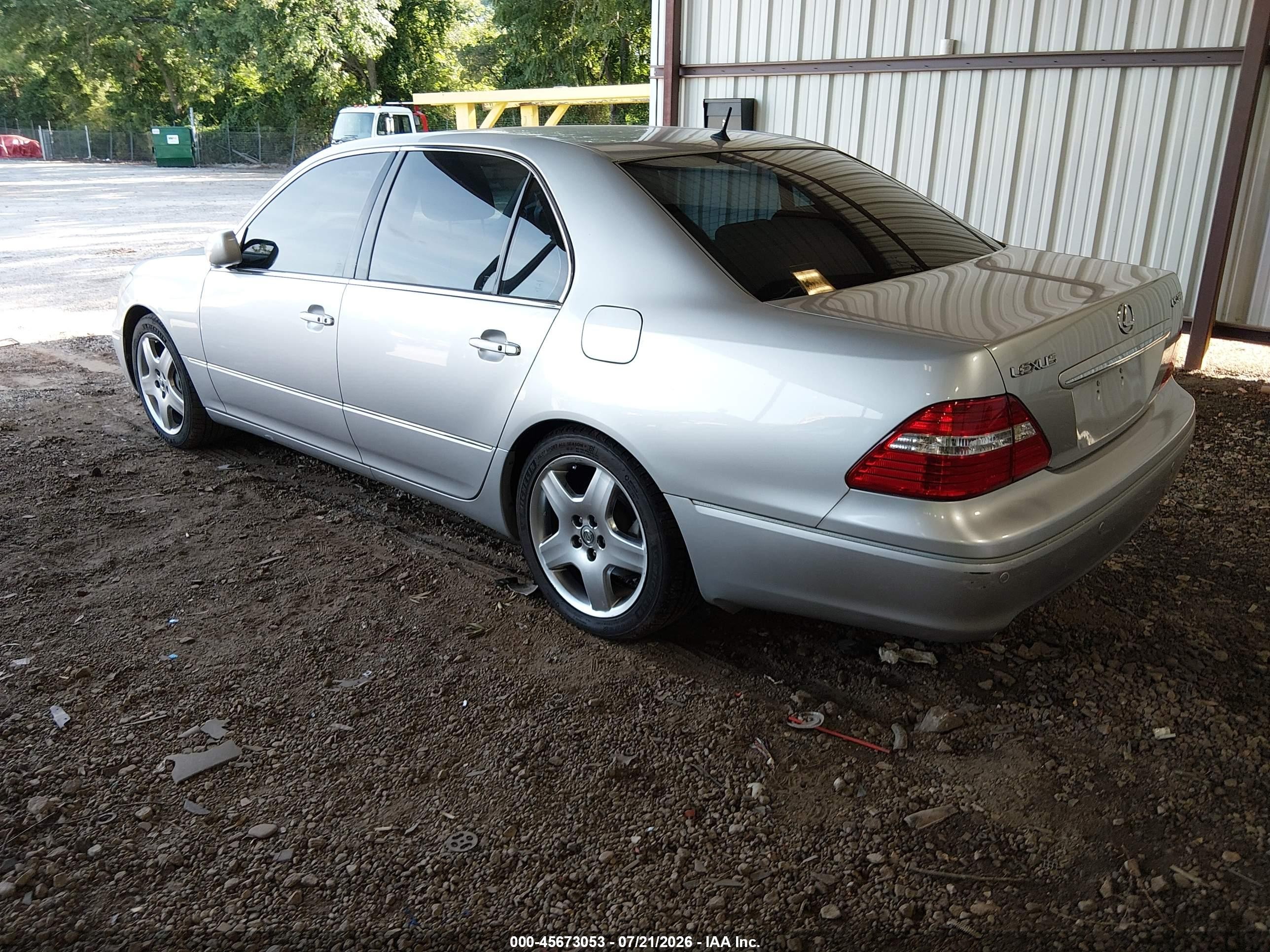 2004 Lexus Ls 430 Silver vin: JTHBN36FX40155683
