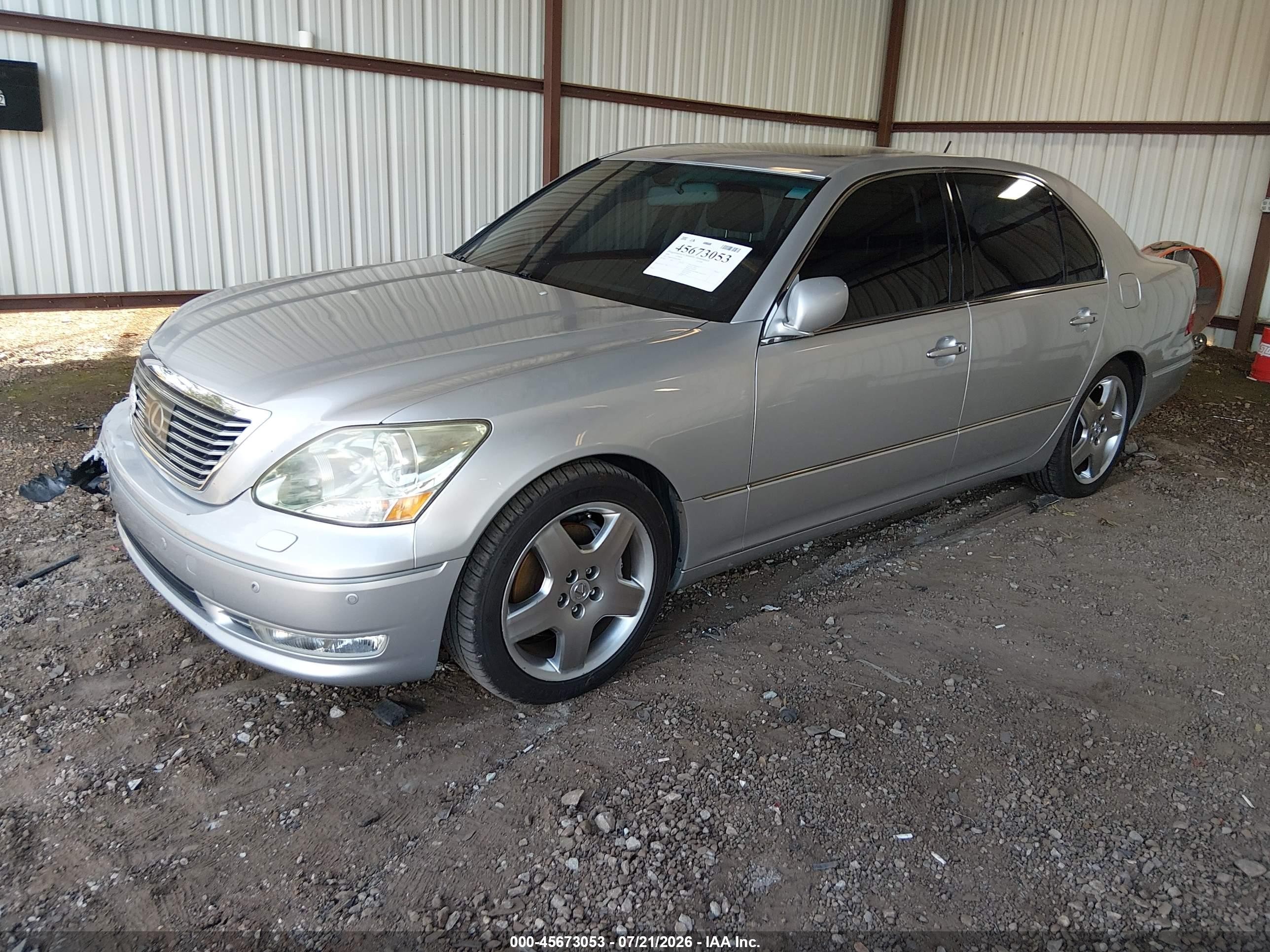 2004 Lexus Ls 430 Silver vin: JTHBN36FX40155683