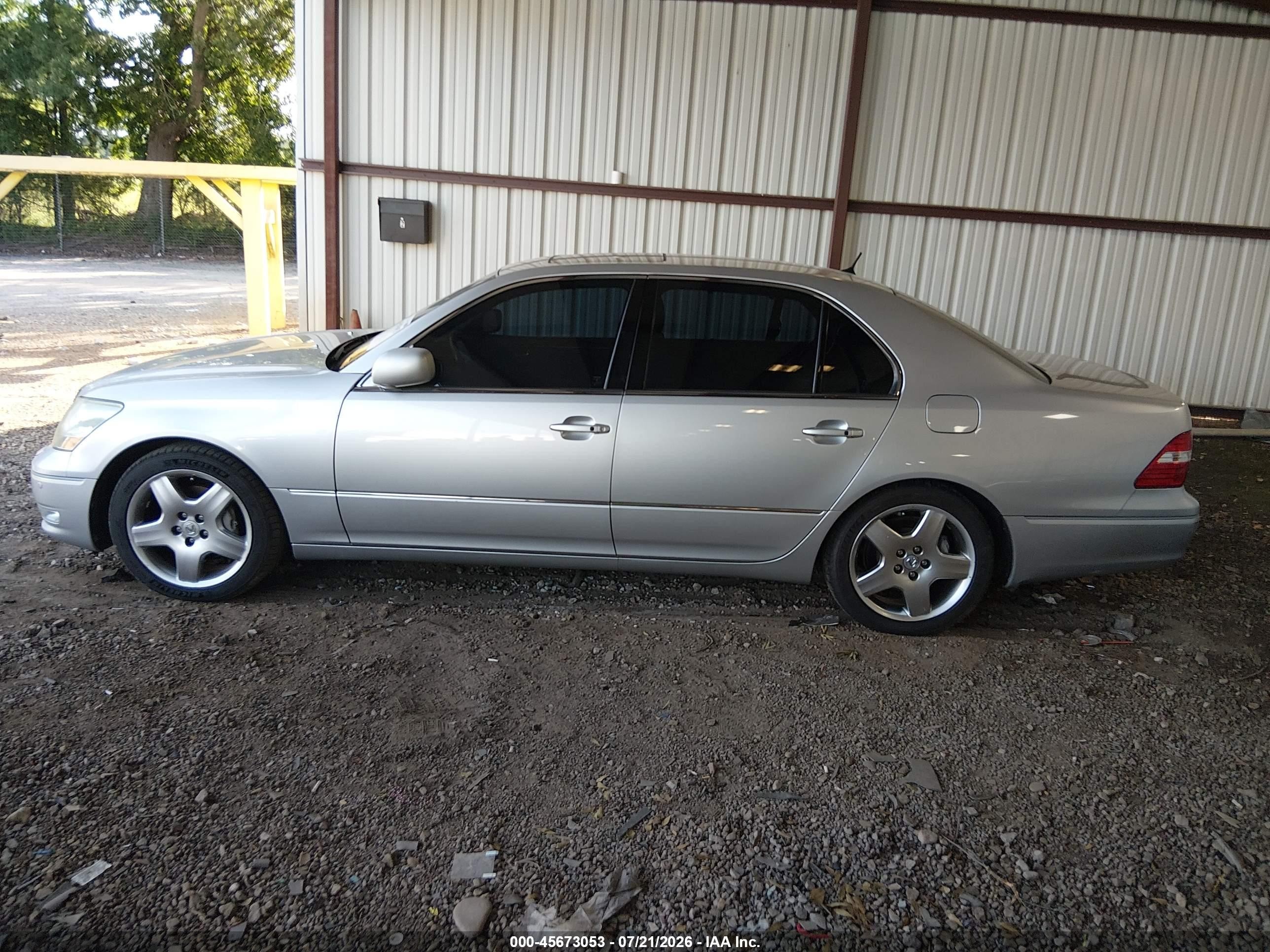 2004 Lexus Ls 430 Silver vin: JTHBN36FX40155683
