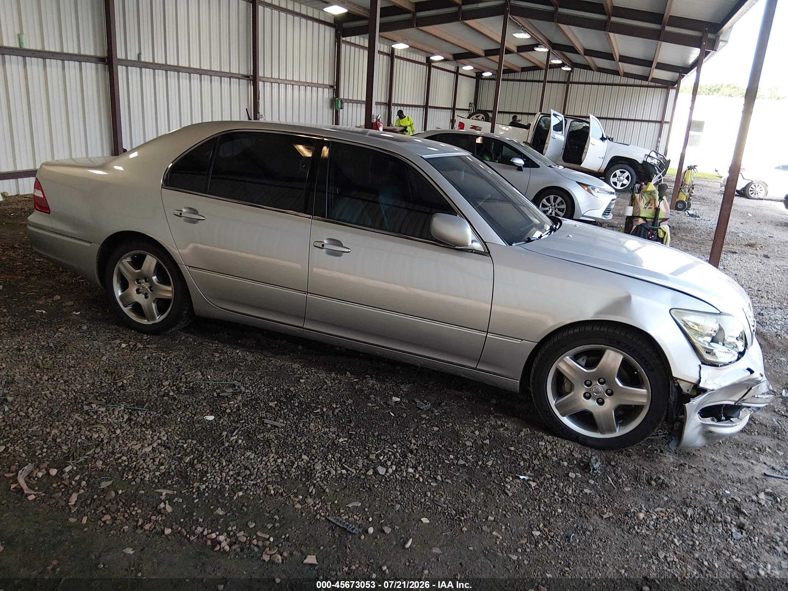2004 Lexus Ls 430 Silver vin: JTHBN36FX40155683