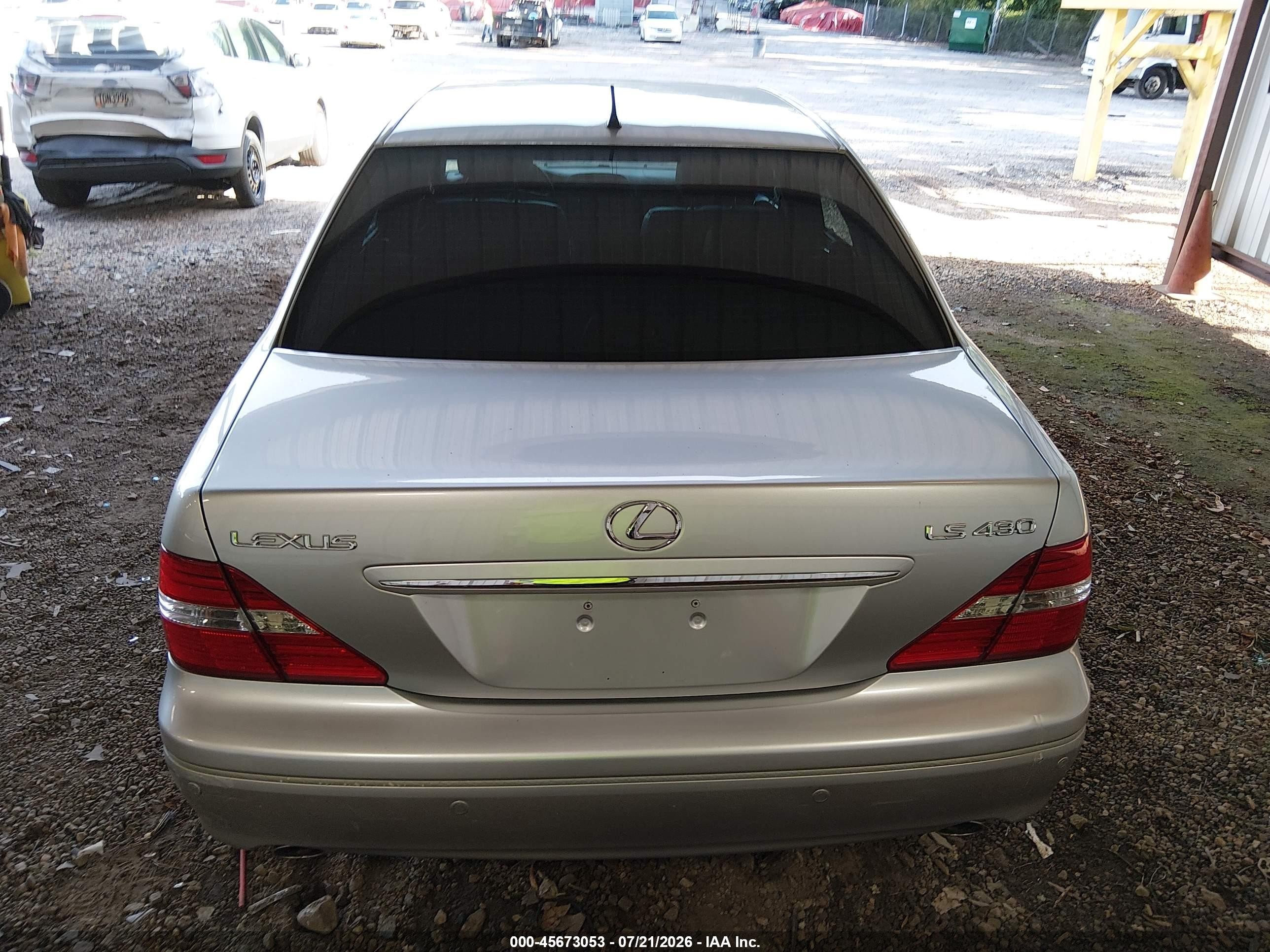2004 Lexus Ls 430 Silver vin: JTHBN36FX40155683
