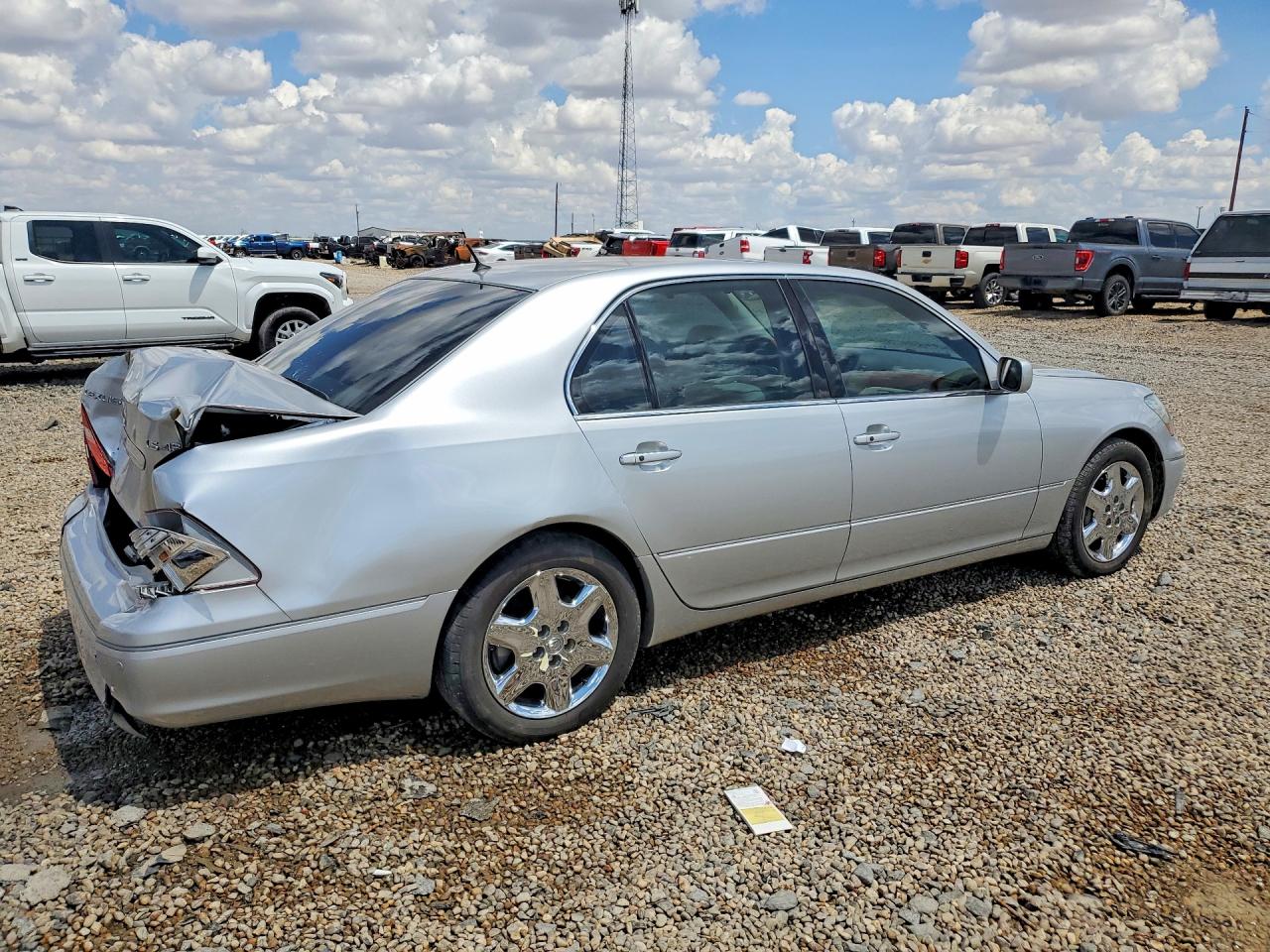 2004 Lexus Ls 430 Silver vin: JTHBN36FX40169289