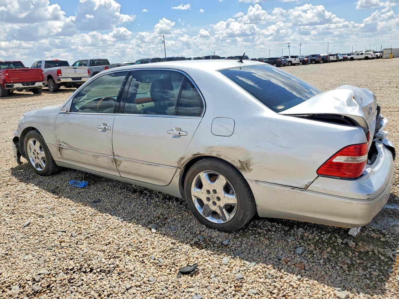 2004 Lexus Ls 430 Silver vin: JTHBN36FX40169289