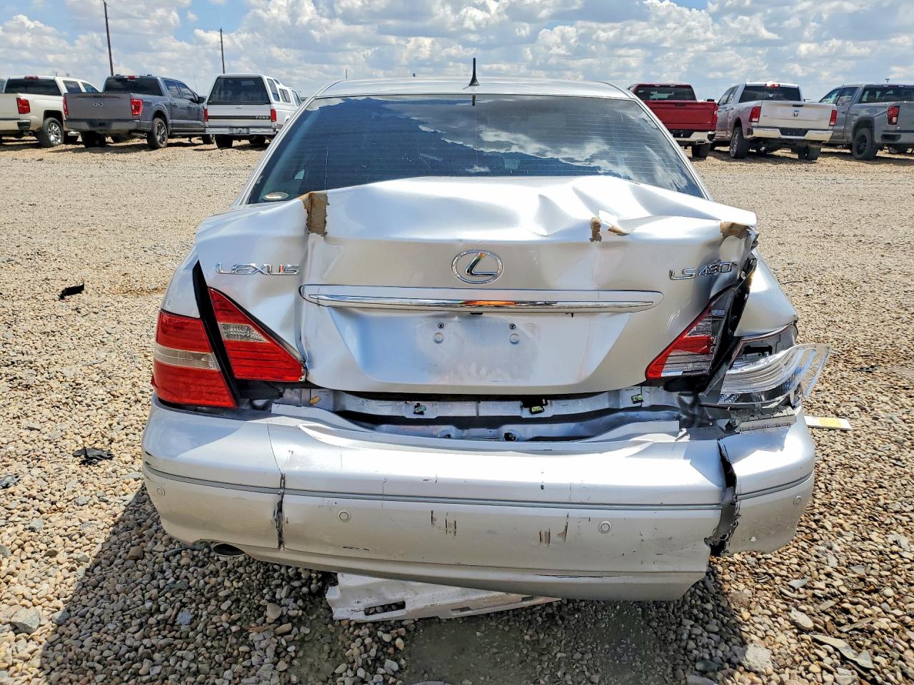 2004 Lexus Ls 430 Silver vin: JTHBN36FX40169289