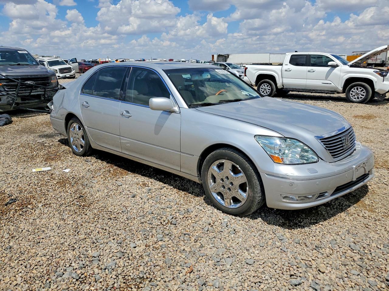 2004 Lexus Ls 430 Silver vin: JTHBN36FX40169289