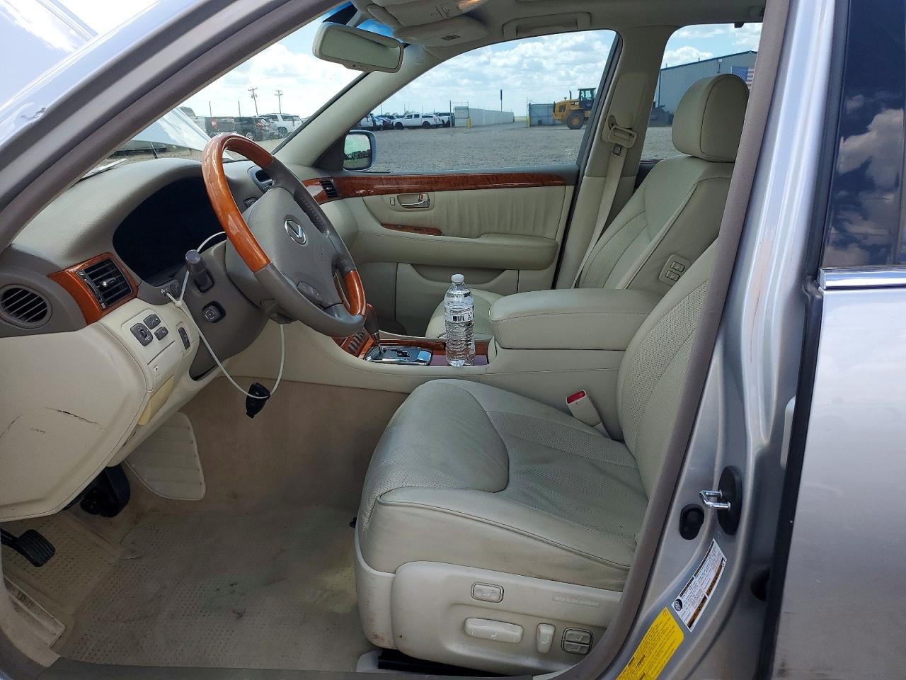 2004 Lexus Ls 430 Silver vin: JTHBN36FX40169289